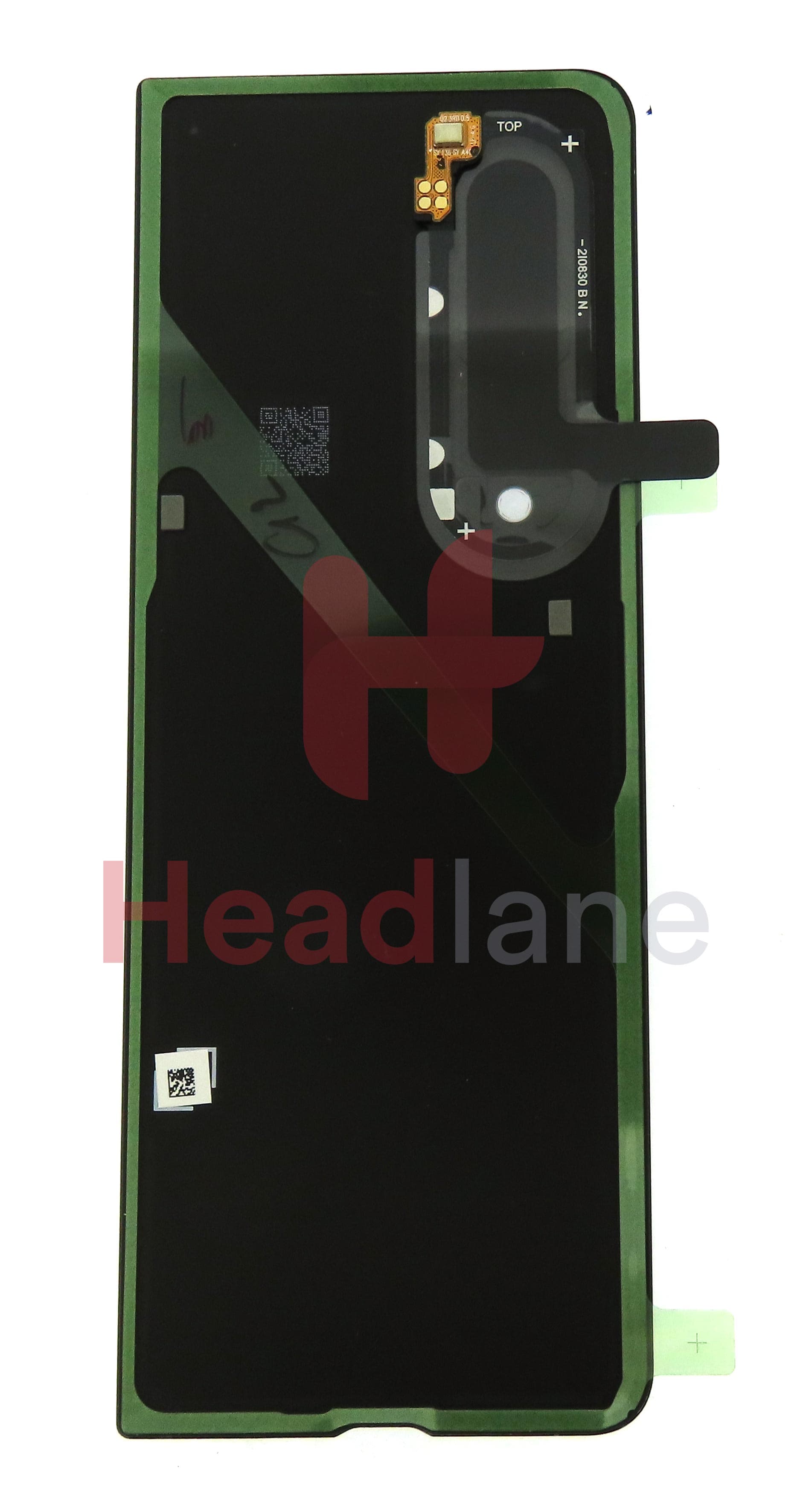 Samsung SM-F926 Galaxy Z Fold3 5G Back / Battery Cover - Phantom Black - view 3