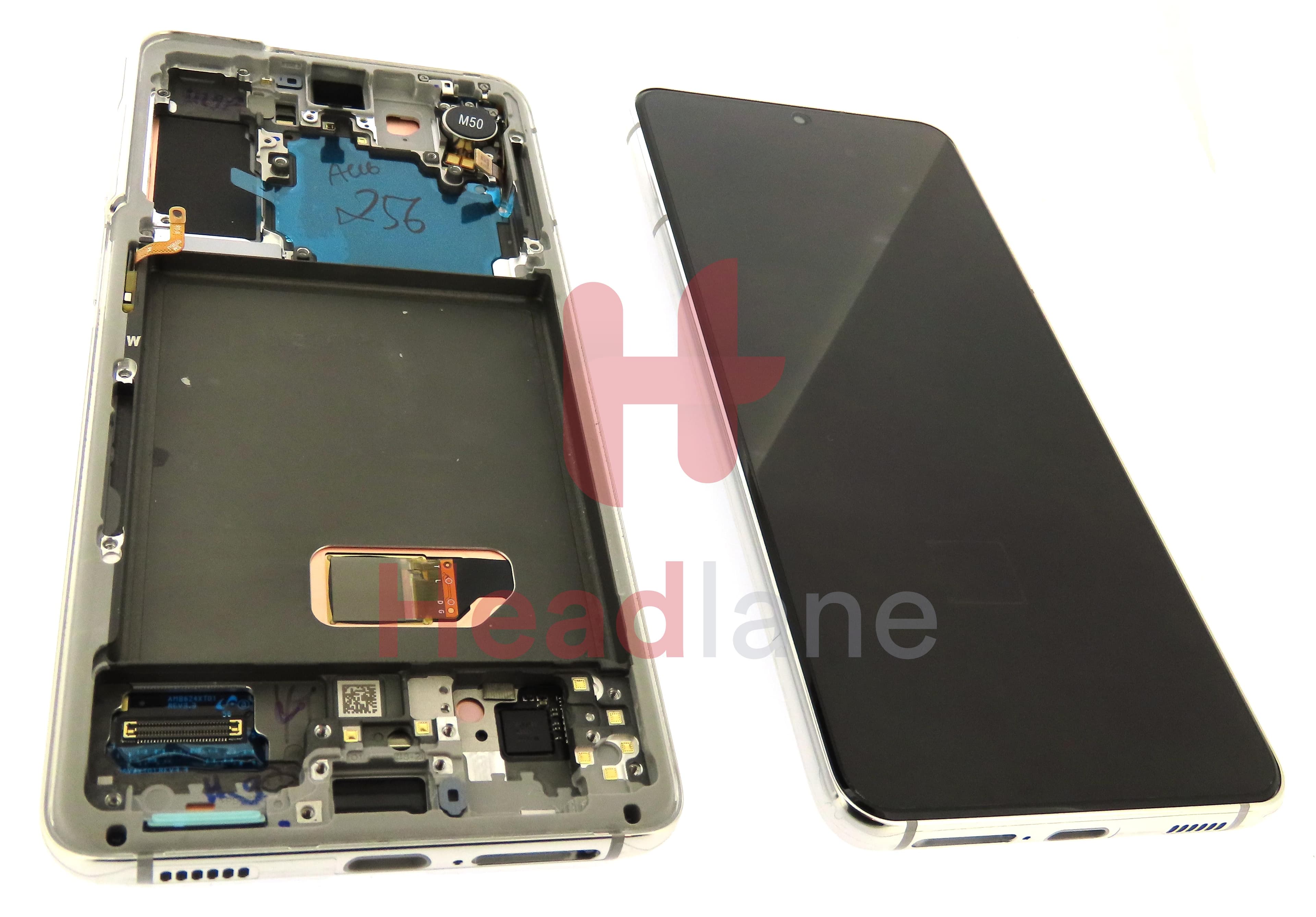 Samsung SM-G991 Galaxy S21 5G LCD Display / Screen + Touch - Phantom White (Without Camera) - view 2