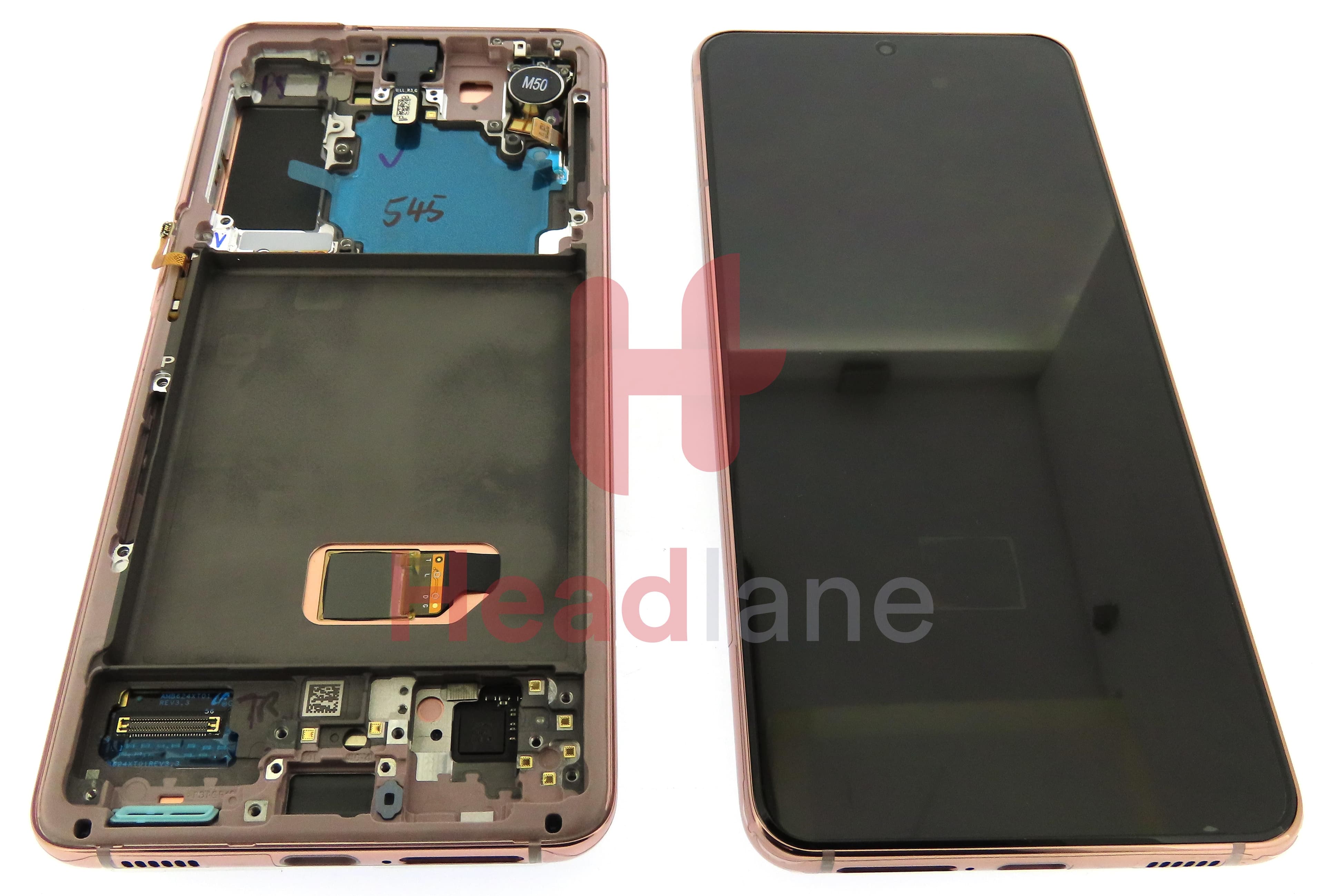 Samsung SM-G991 Galaxy S21 5G LCD Display / Screen + Touch - Phantom Pink
 - view 3