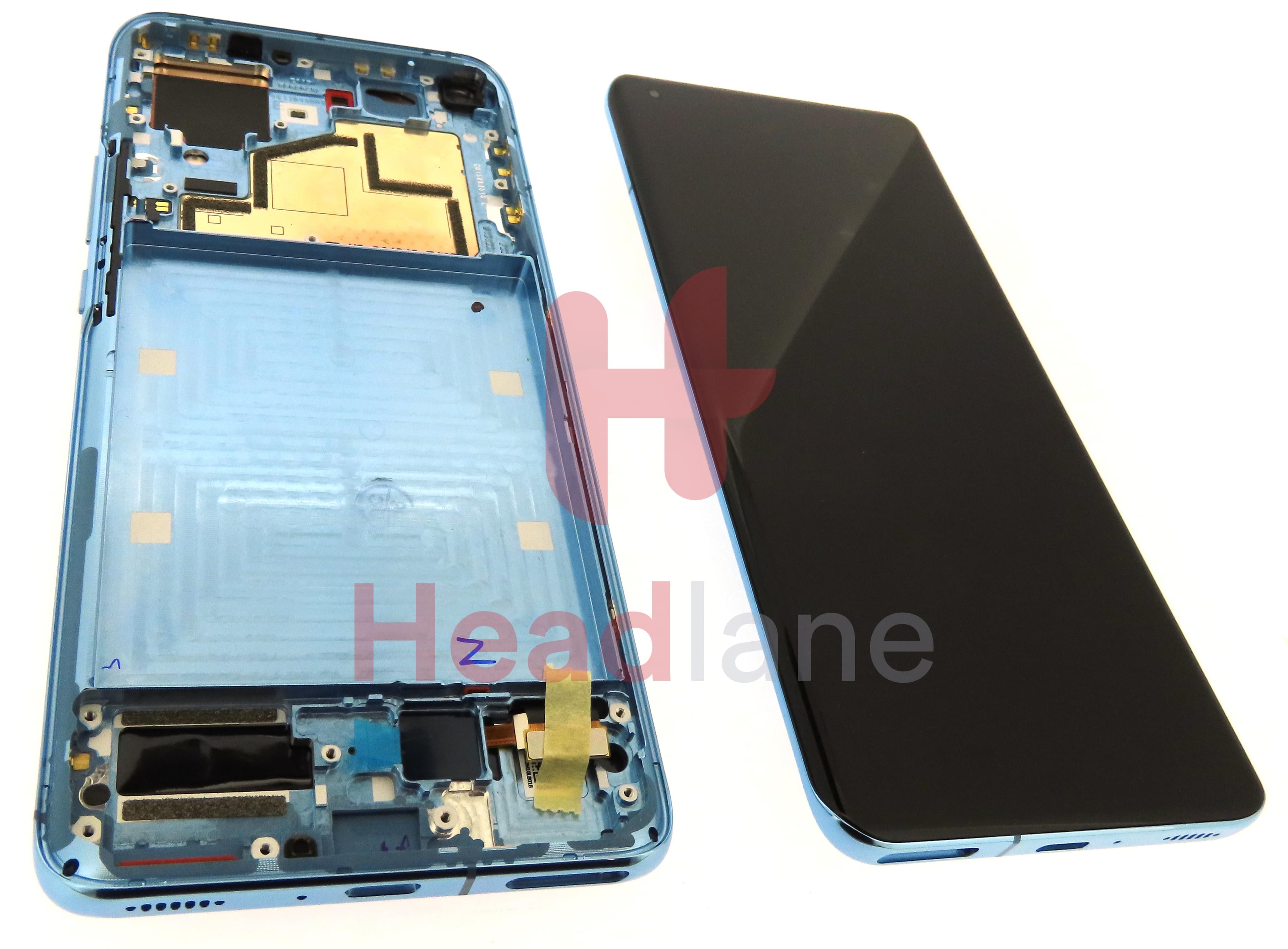 Xiaomi Mi 11 LCD Display / Screen + Touch - Blue - view 2