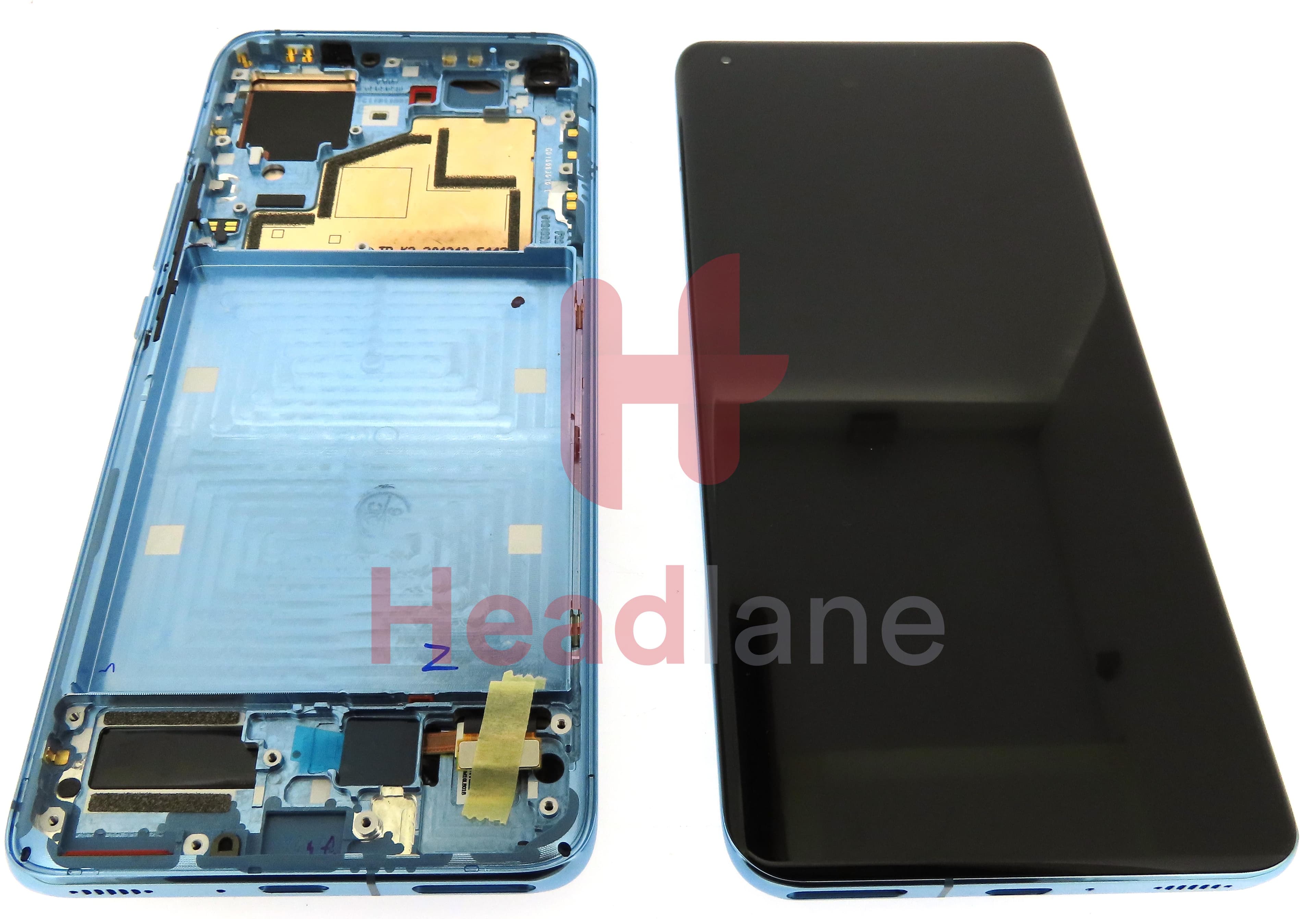 Xiaomi Mi 11 LCD Display / Screen + Touch - Blue - view 3