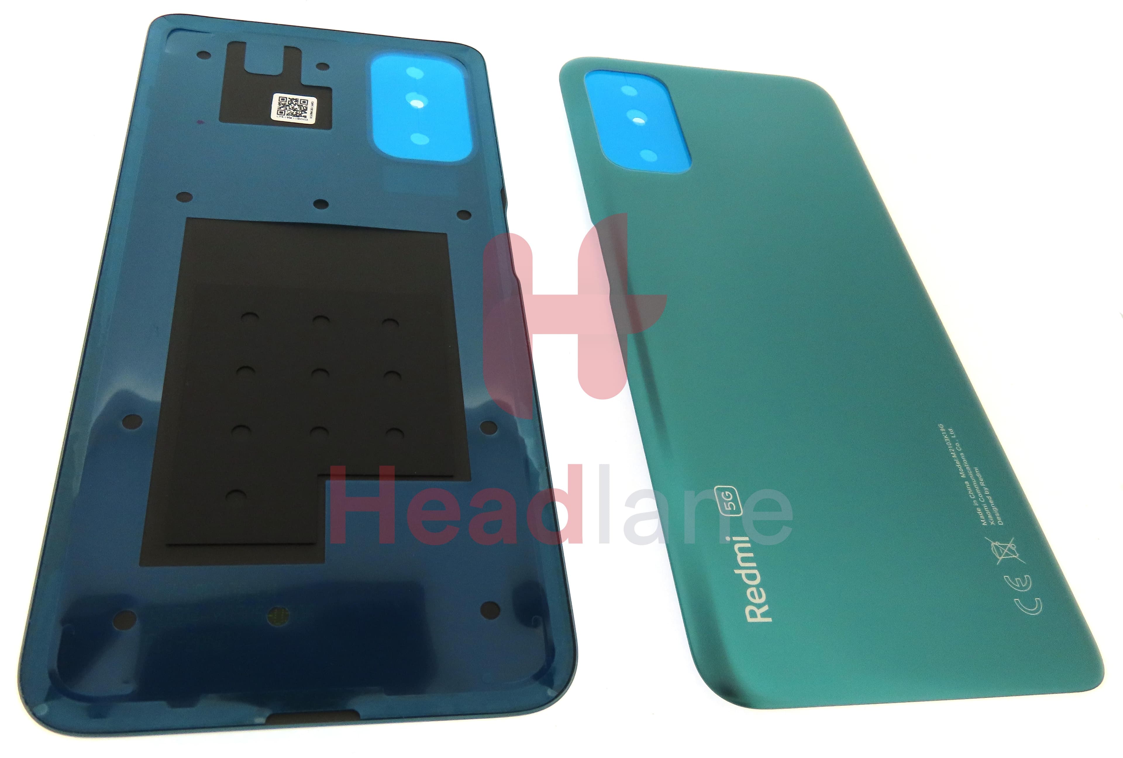 Xiaomi Redmi Note 10 5G Back / Battery Cover - Green - view 2