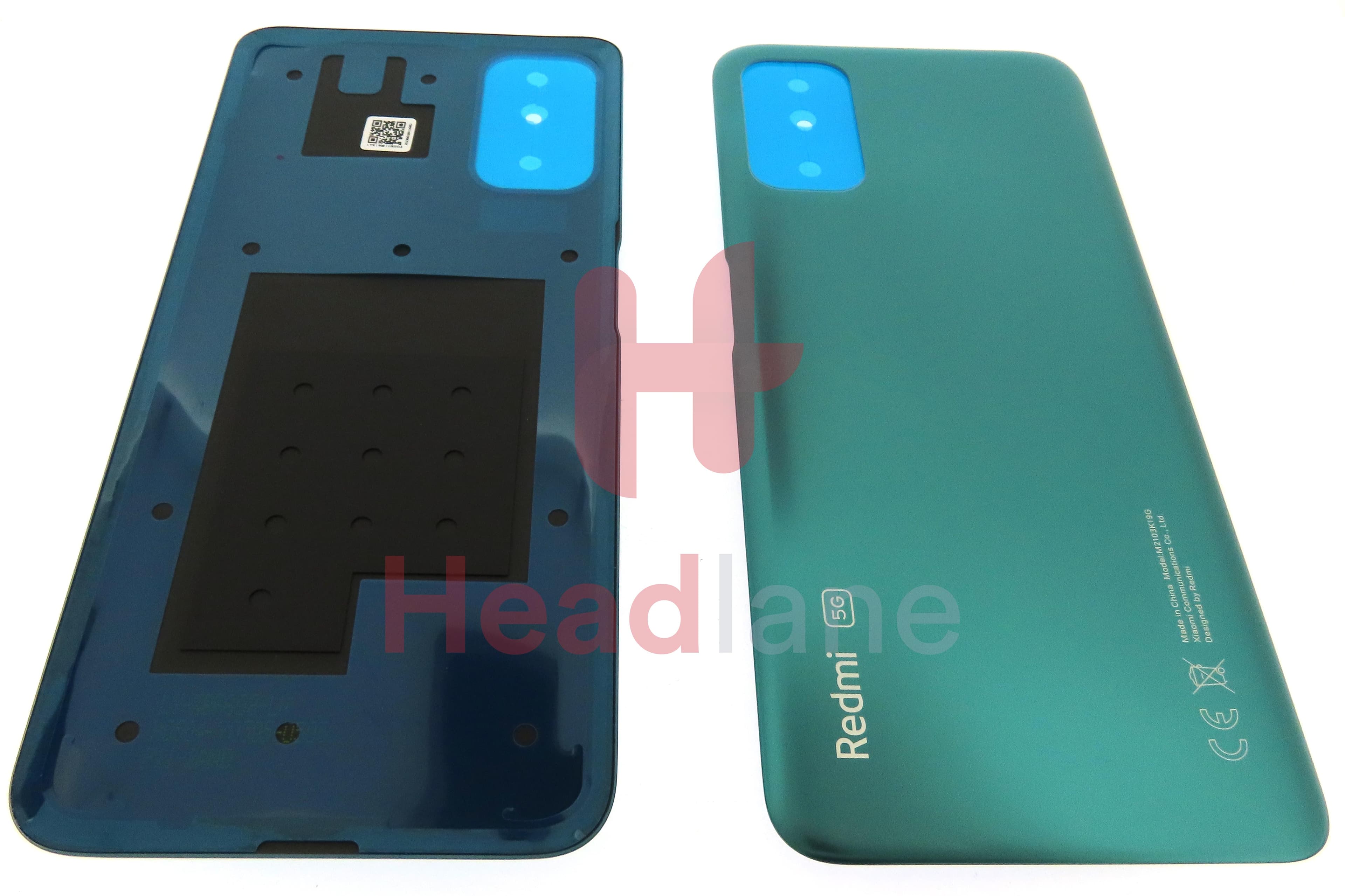 Xiaomi Redmi Note 10 5G Back / Battery Cover - Green - view 3