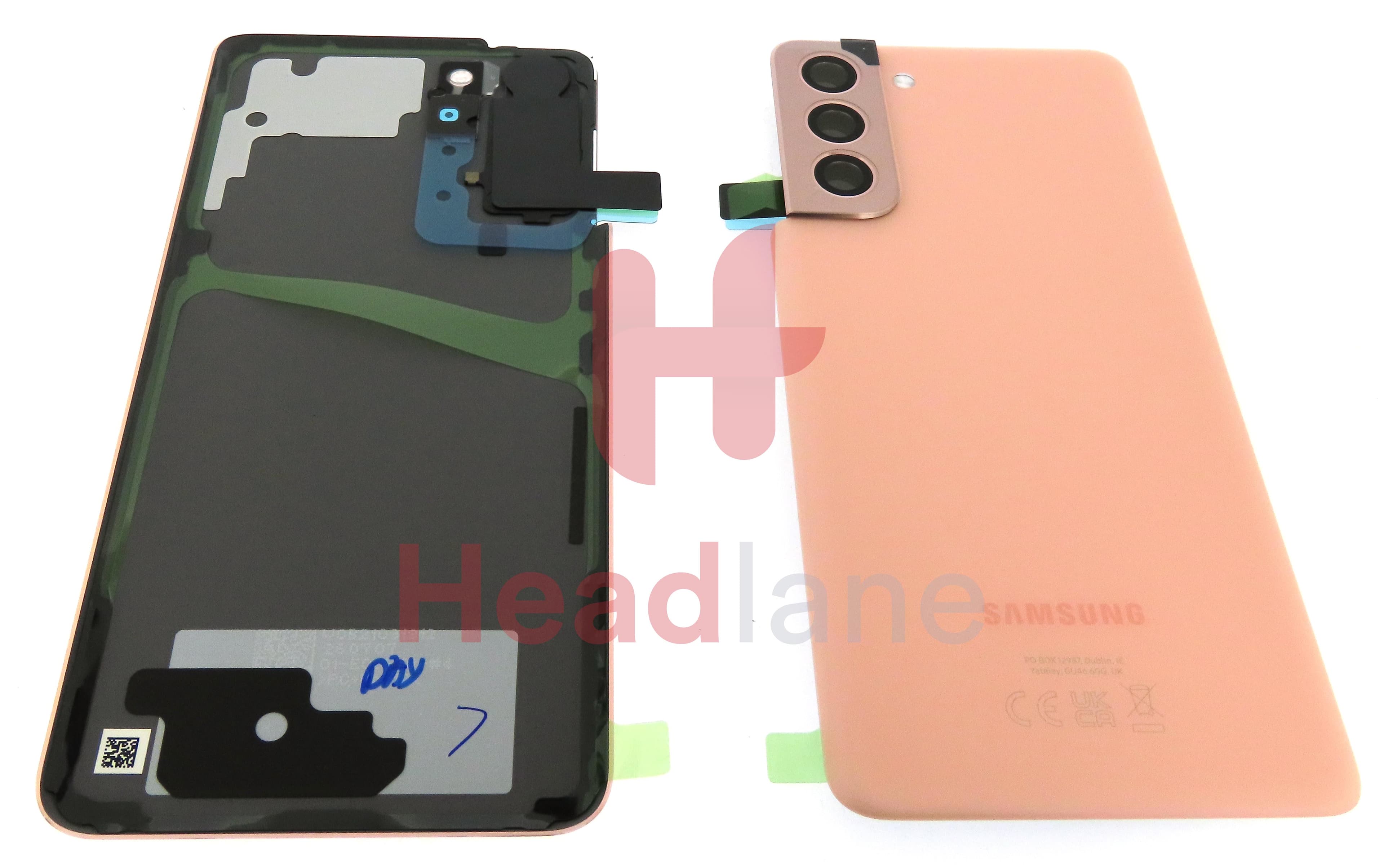 Samsung SM-G991 Galaxy S21 5G Back / Battery Cover - Phantom Pink (UKCA) - view 3