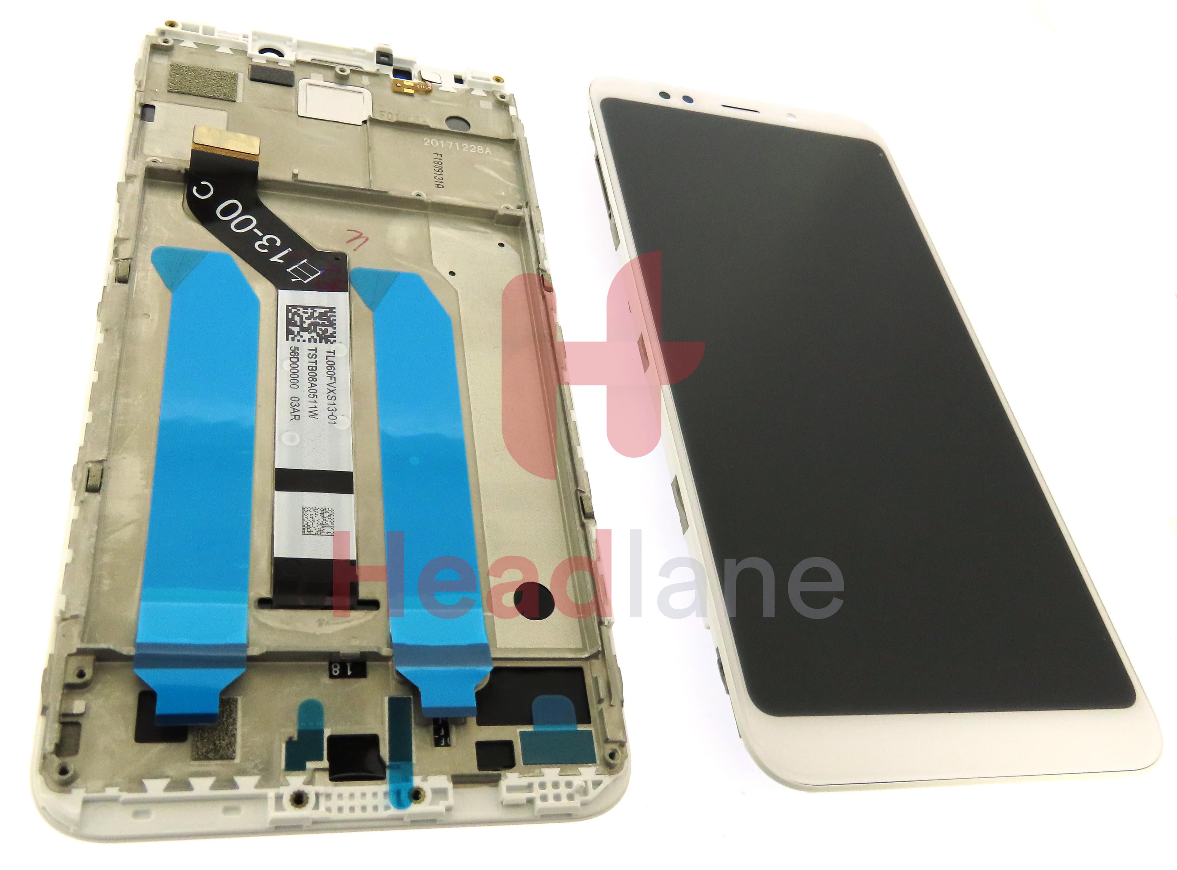 Xiaomi Redmi 5 Plus LCD Display / Screen + Touch - White - view 2