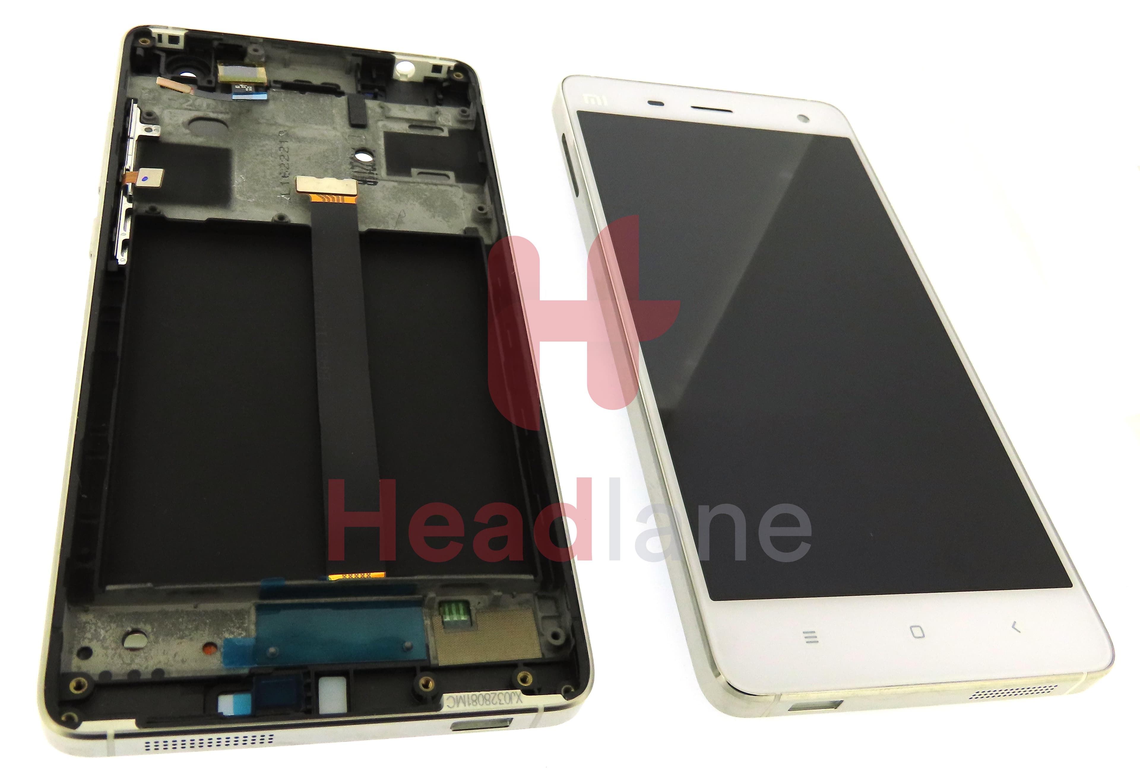 Xiaomi Mi 4 LCD Display / Screen + Touch - White - view 2