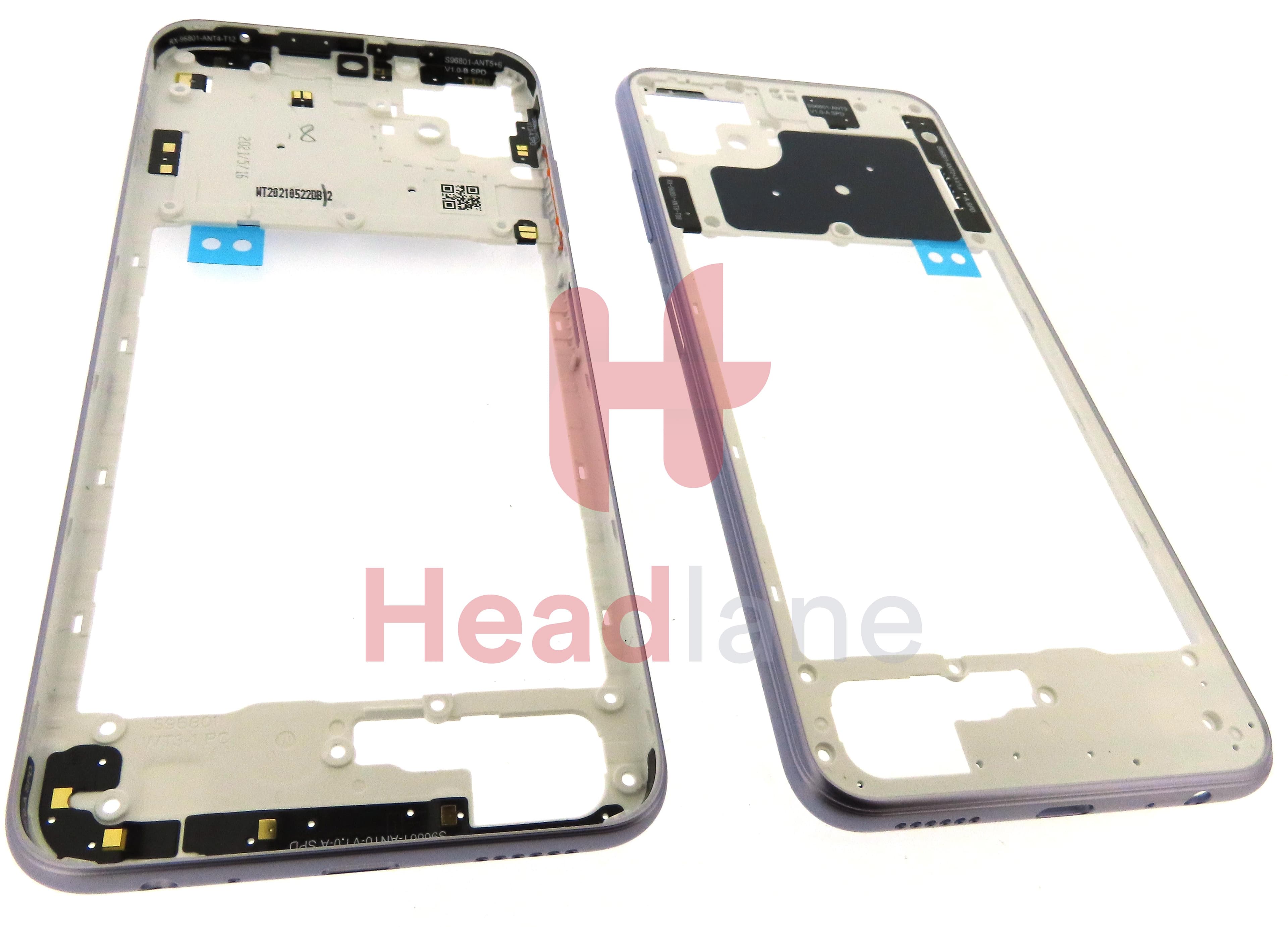 Samsung SM-A226 Galaxy A22 5G Middle Cover / Chassis - Violet - view 2
