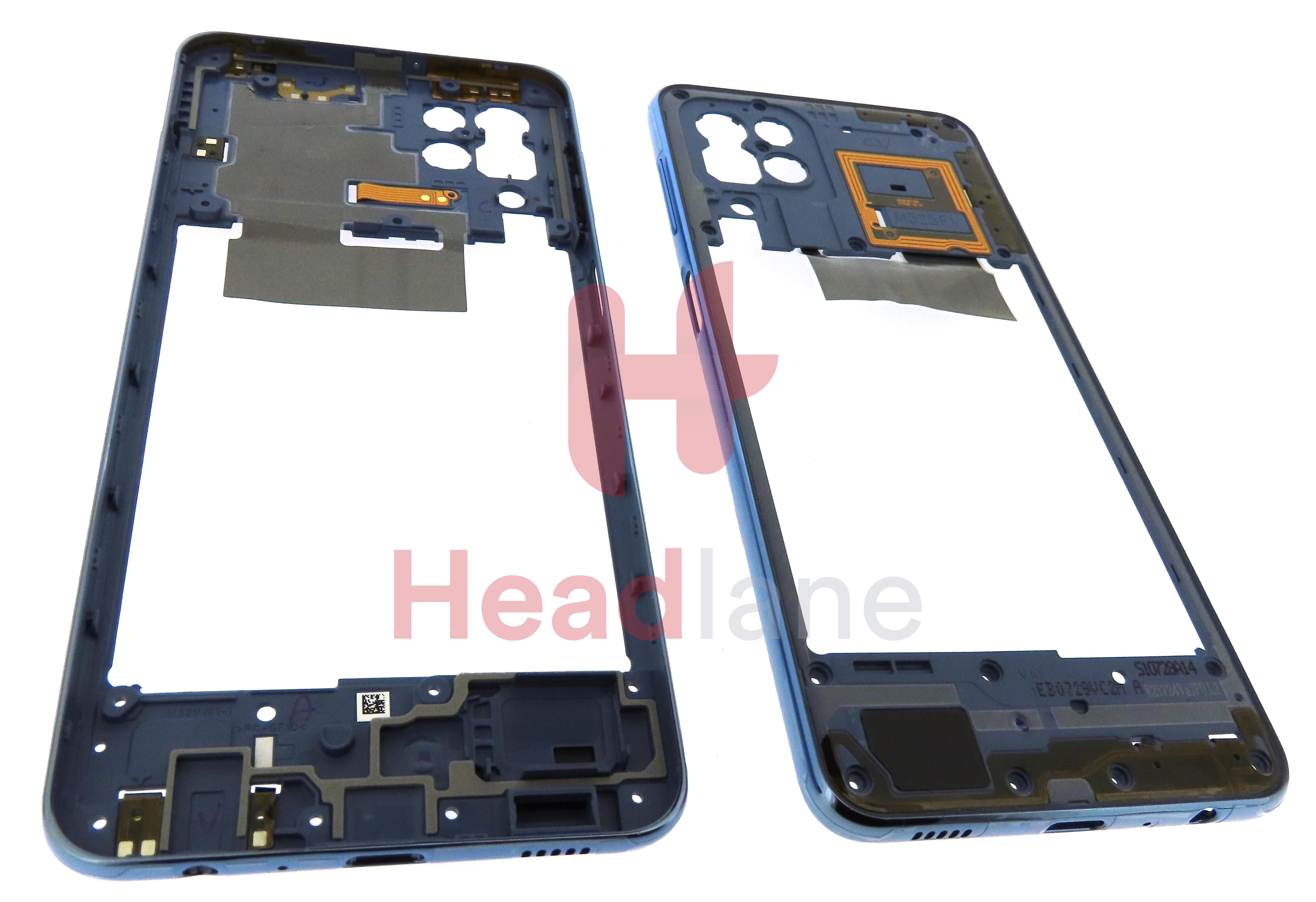 Samsung SM-M325 Galaxy M32 Middle Cover / Chassis - Blue - view 3