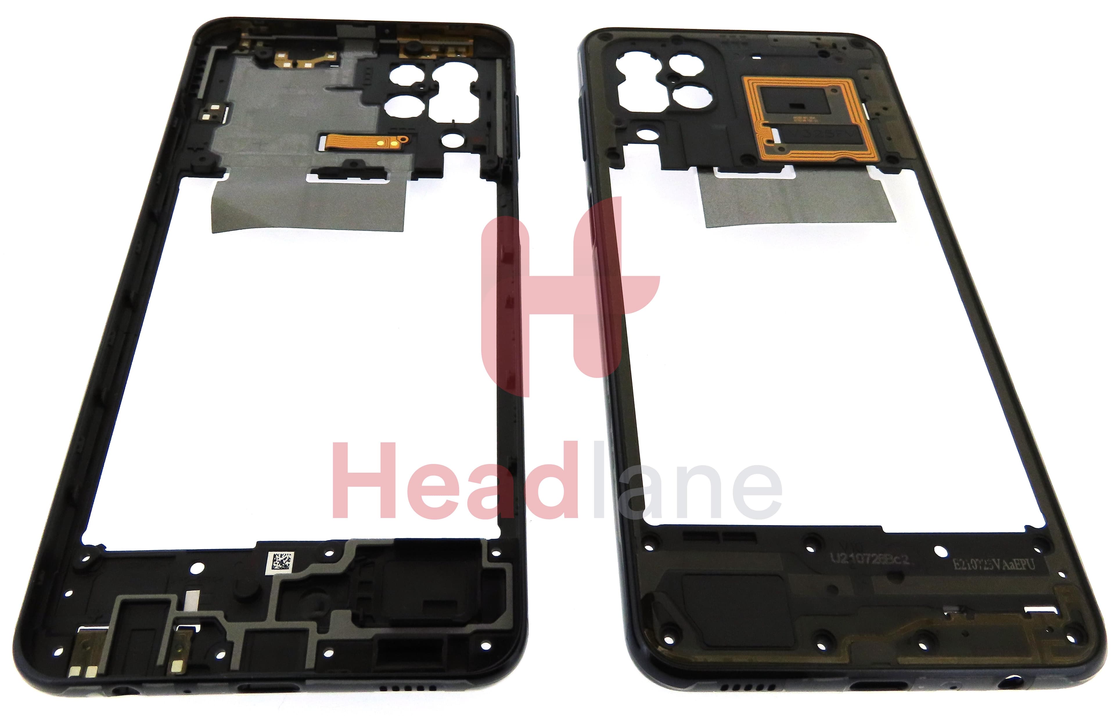 Samsung SM-M325 Galaxy M32 Middle Cover / Chassis - Black - view 2