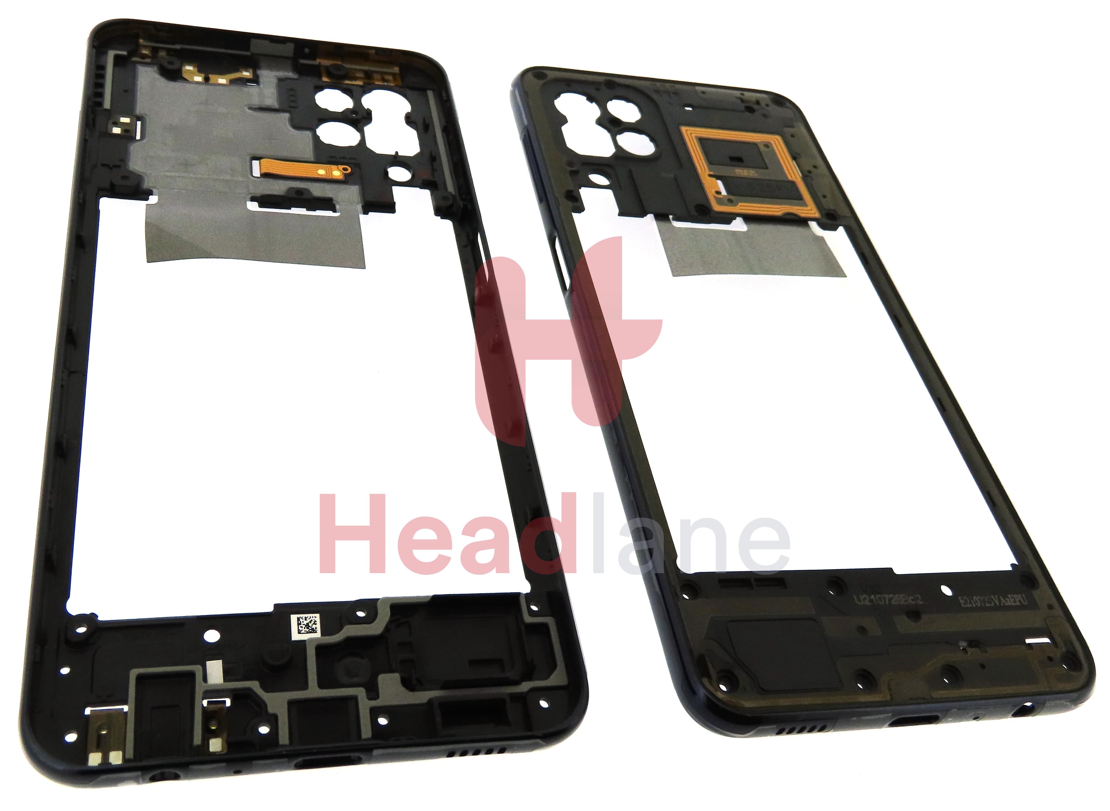 Samsung SM-M325 Galaxy M32 Middle Cover / Chassis - Black - view 3