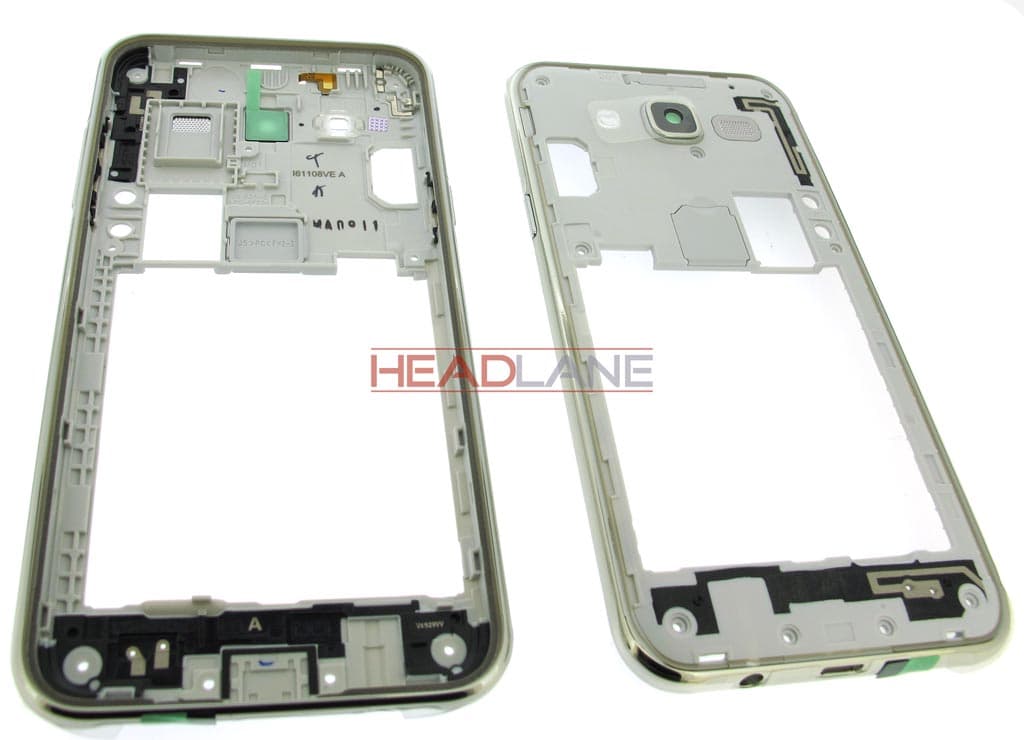 Samsung SM-J500 Galaxy J5 Middle Cover / Chassis - Gold - view 2