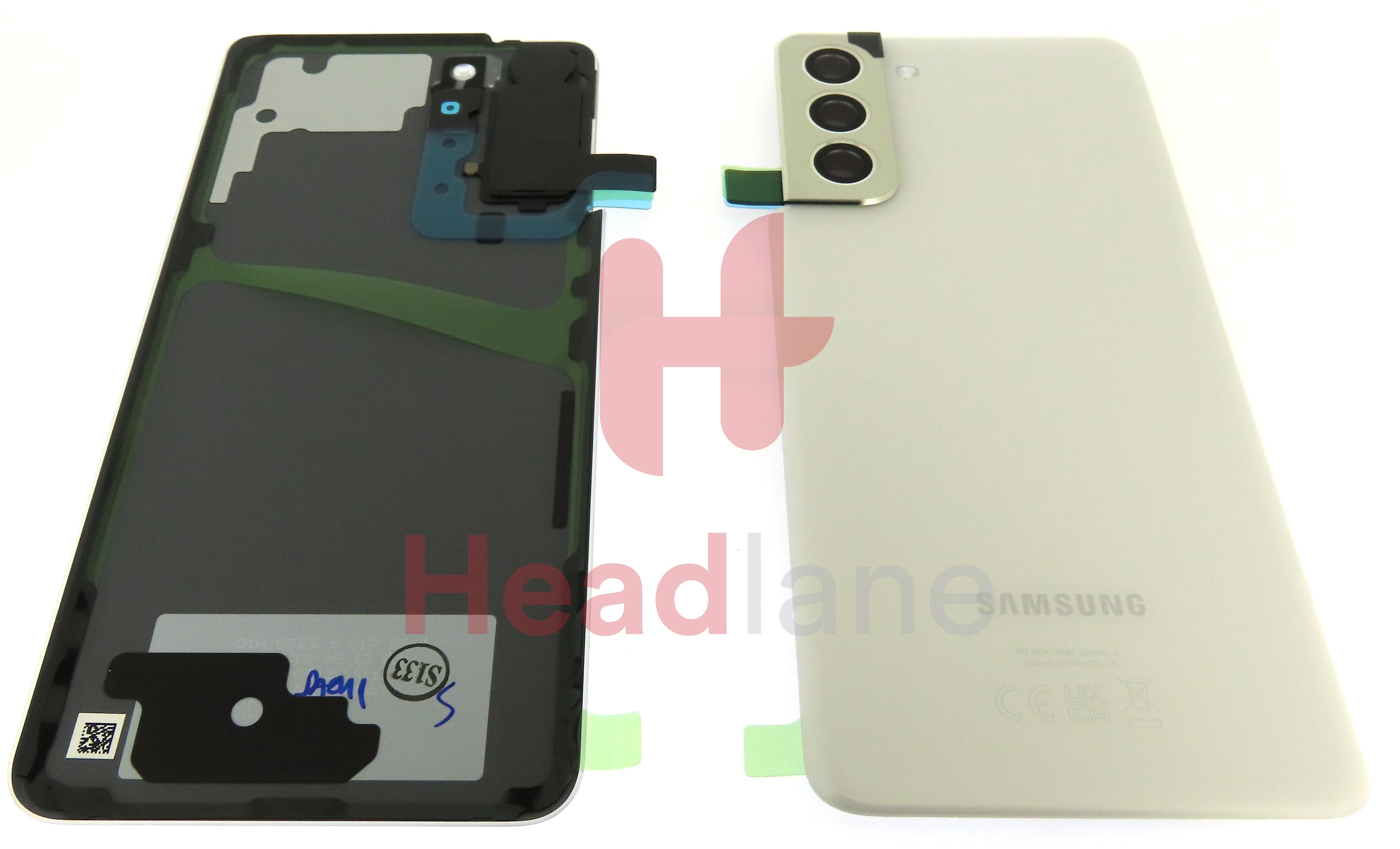 Samsung SM-G991 Galaxy S21 5G Back / Battery Cover - Phantom White (UKCA) - view 2