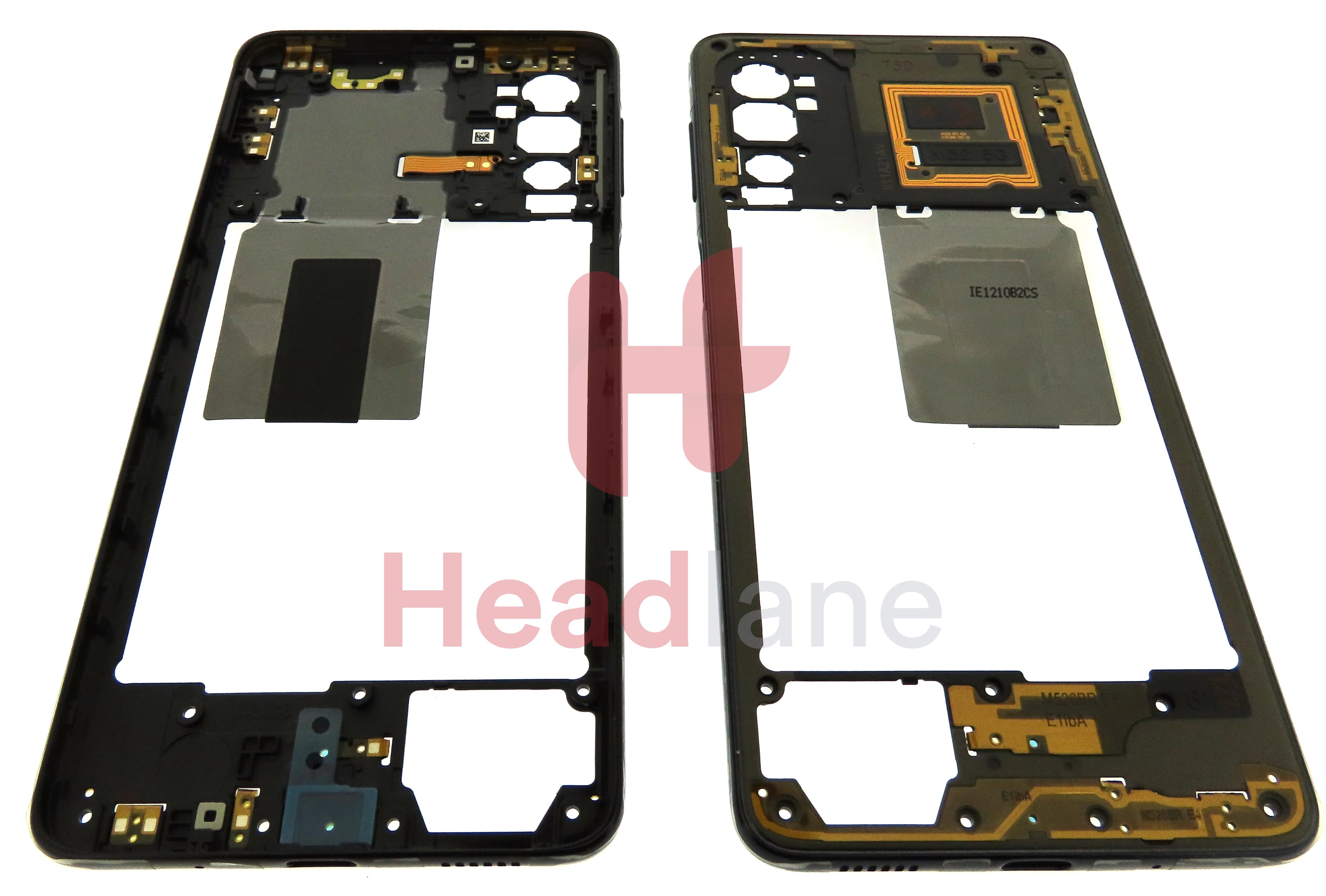 Samsung SM-M526 Galaxy M52 5G Middle Cover / Chassis - Black - view 2