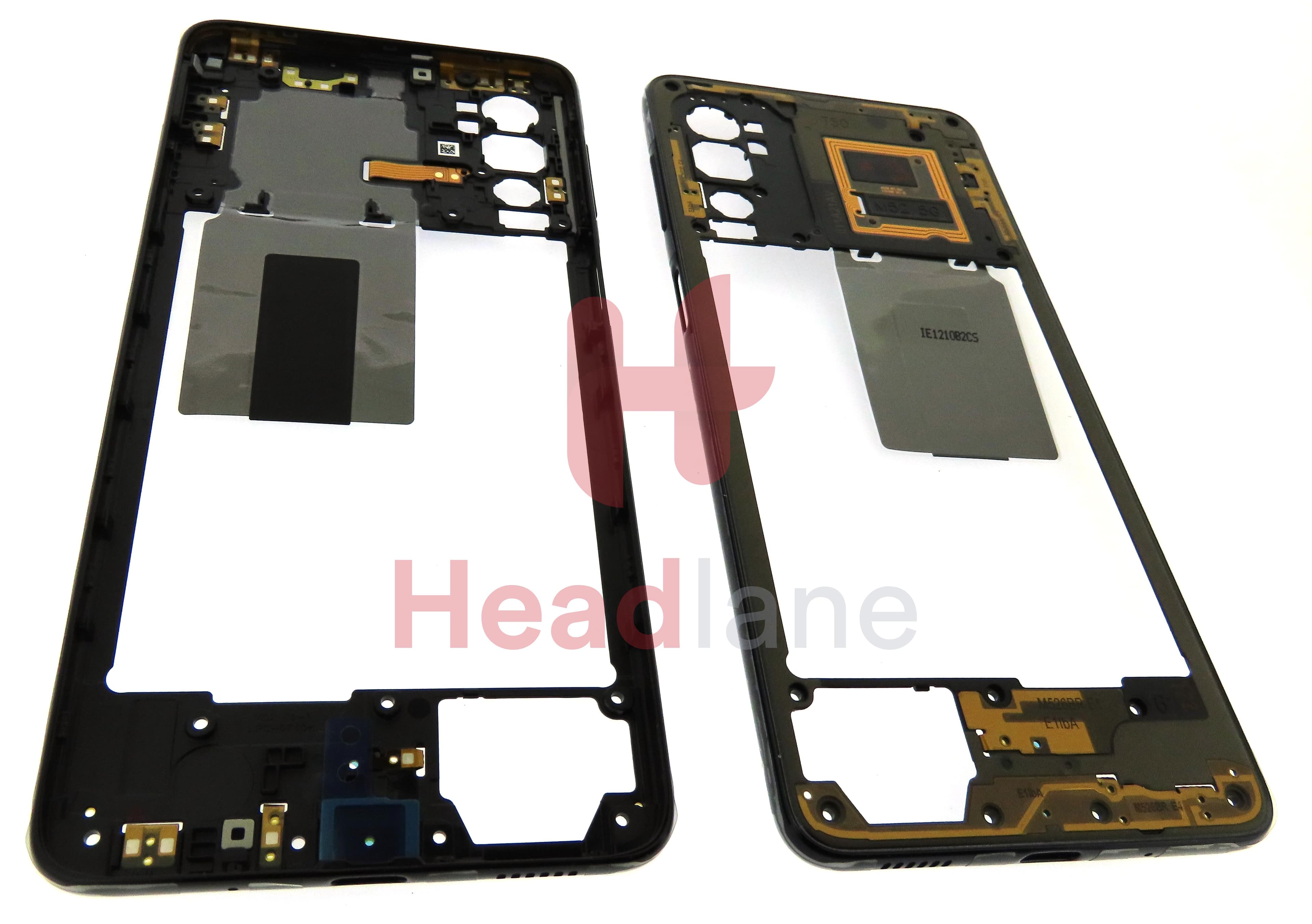 Samsung SM-M526 Galaxy M52 5G Middle Cover / Chassis - Black - view 3