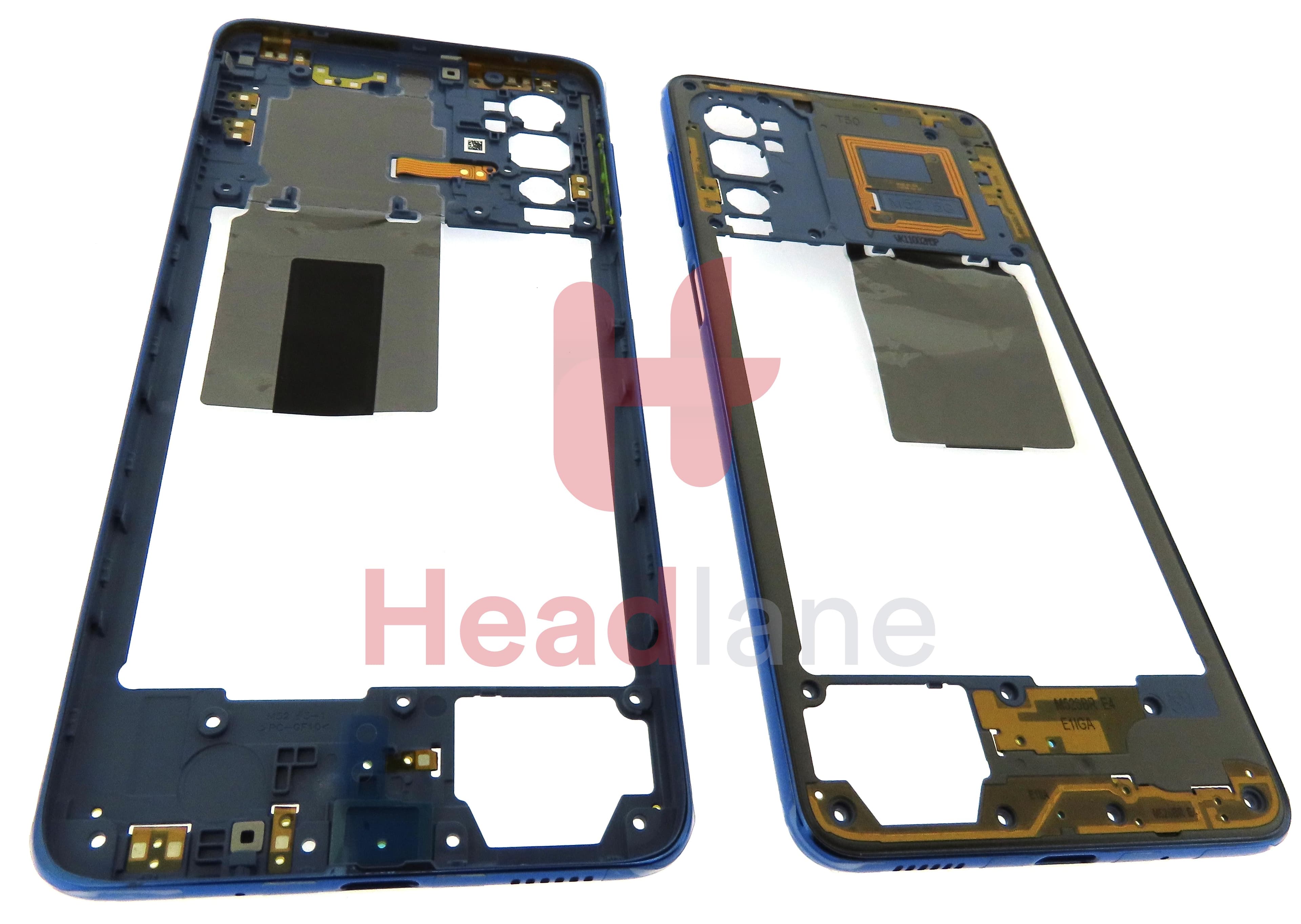 Samsung SM-M526 Galaxy M52 5G Middle Cover / Chassis - Blue - view 3