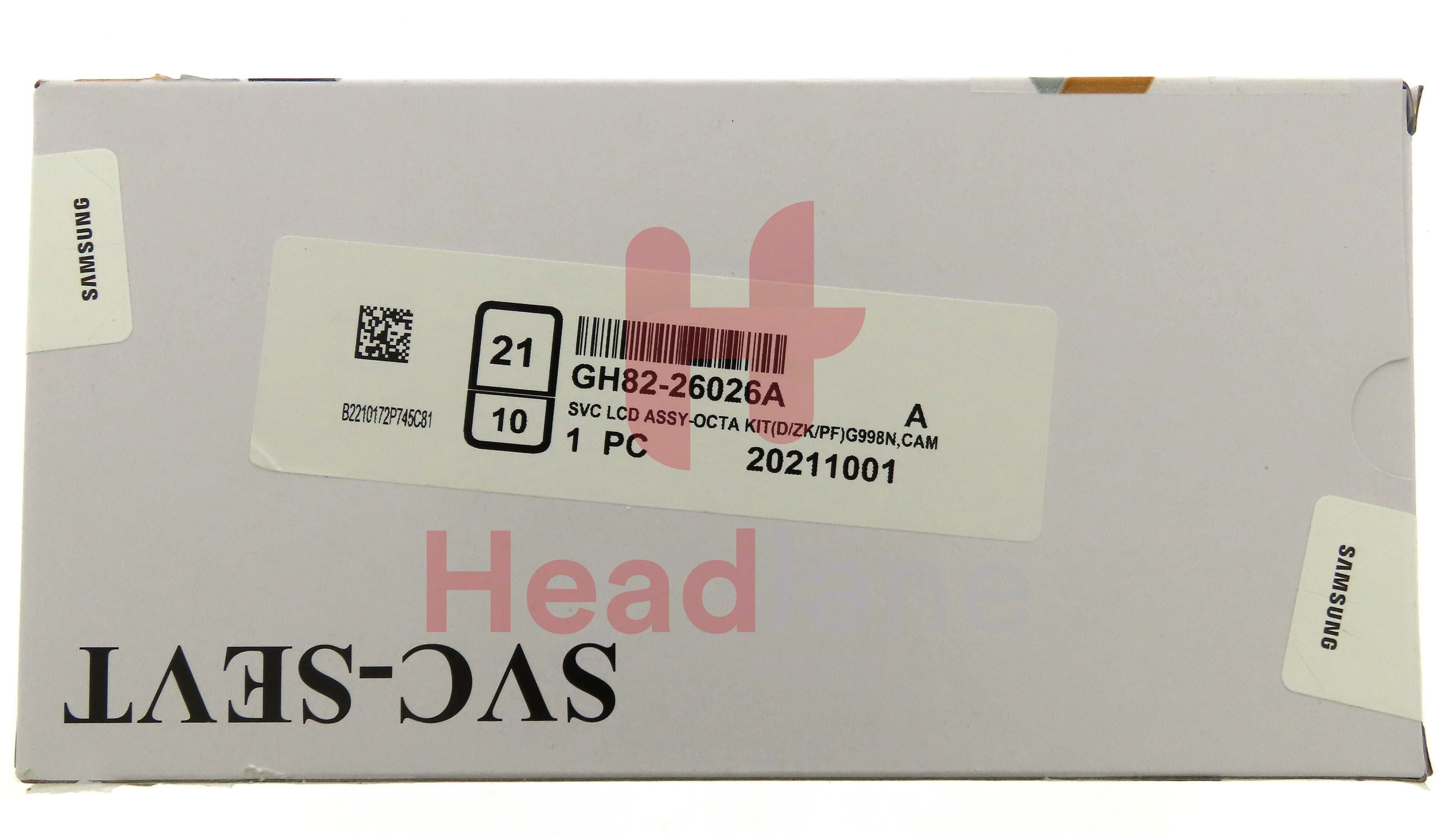 Samsung SM-G998 Galaxy S21 Ultra 5G LCD Display / Screen + Touch + Battery - Phantom Black (No Camera) - view 4