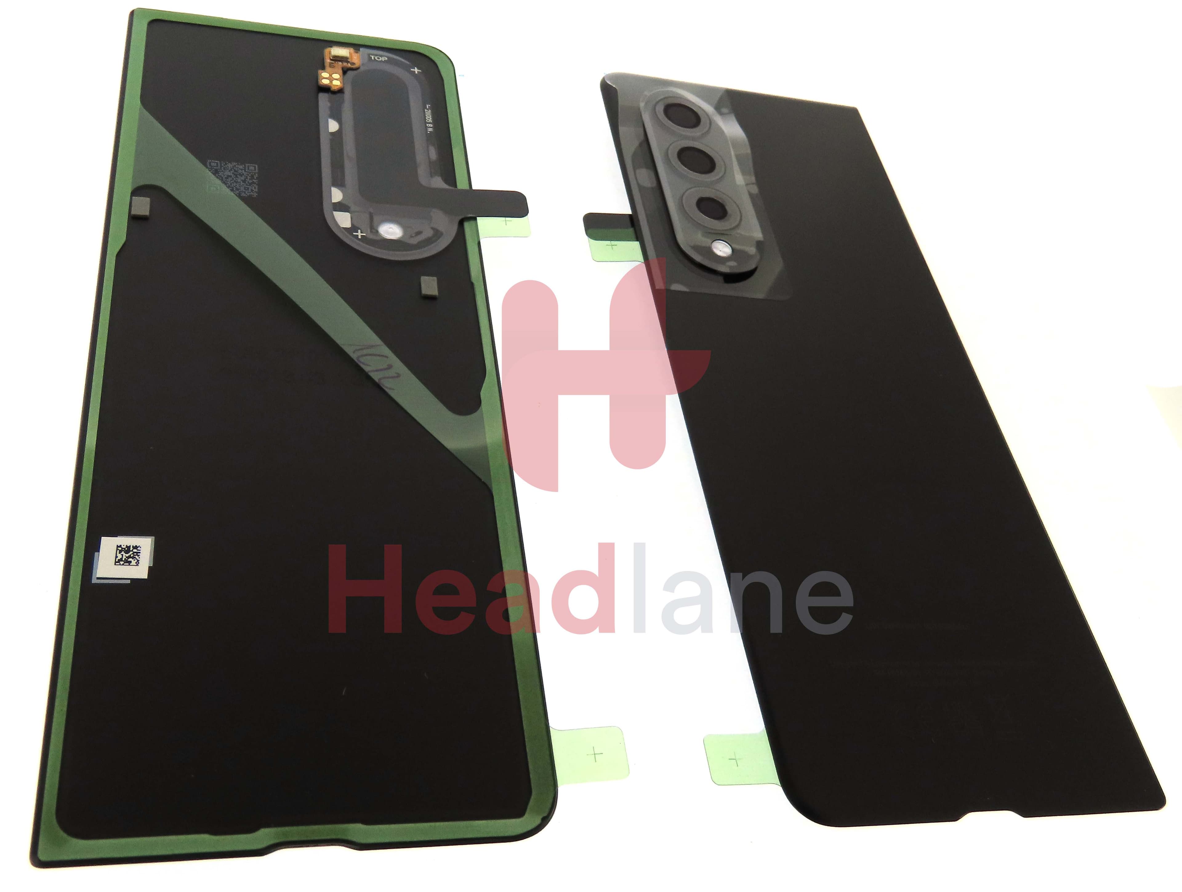 Samsung SM-F926 Galaxy Z Fold3 5G Back / Battery Cover - Phantom Black (Live Demo Unit) - view 2