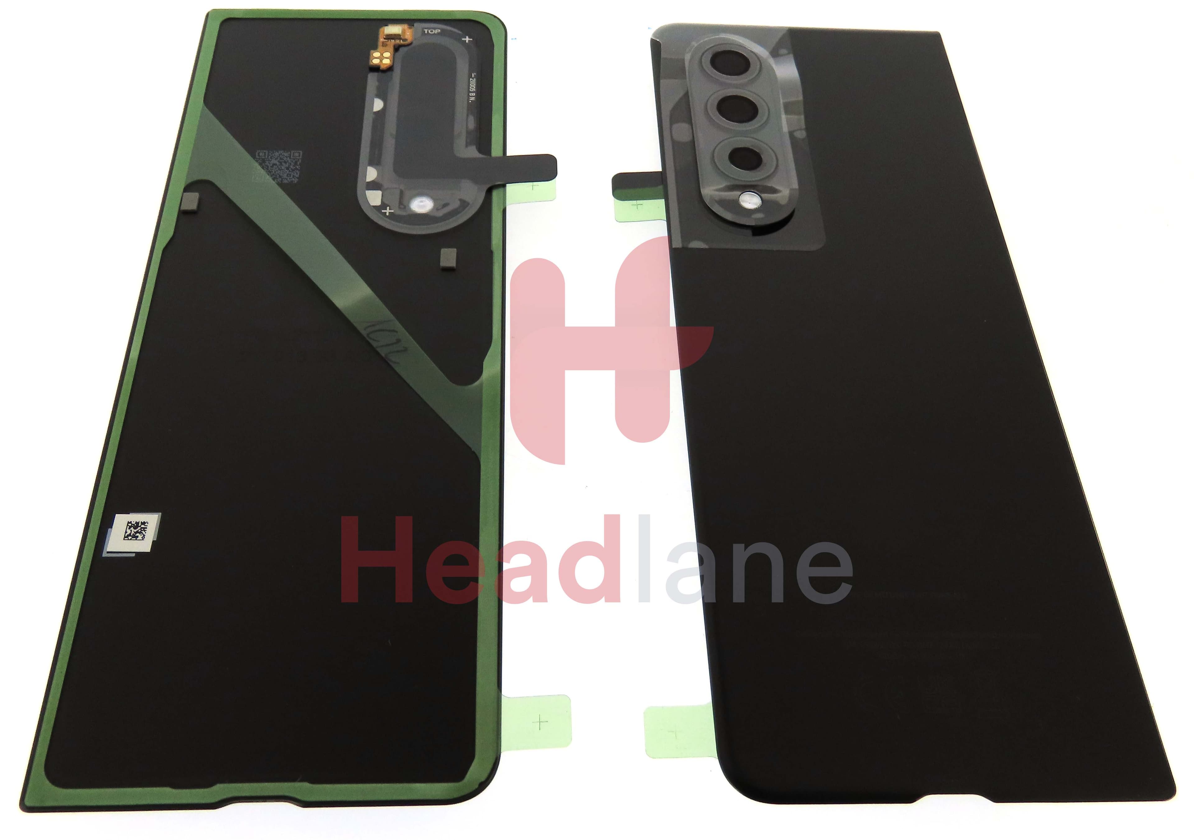 Samsung SM-F926 Galaxy Z Fold3 5G Back / Battery Cover - Phantom Black (Live Demo Unit) - view 3