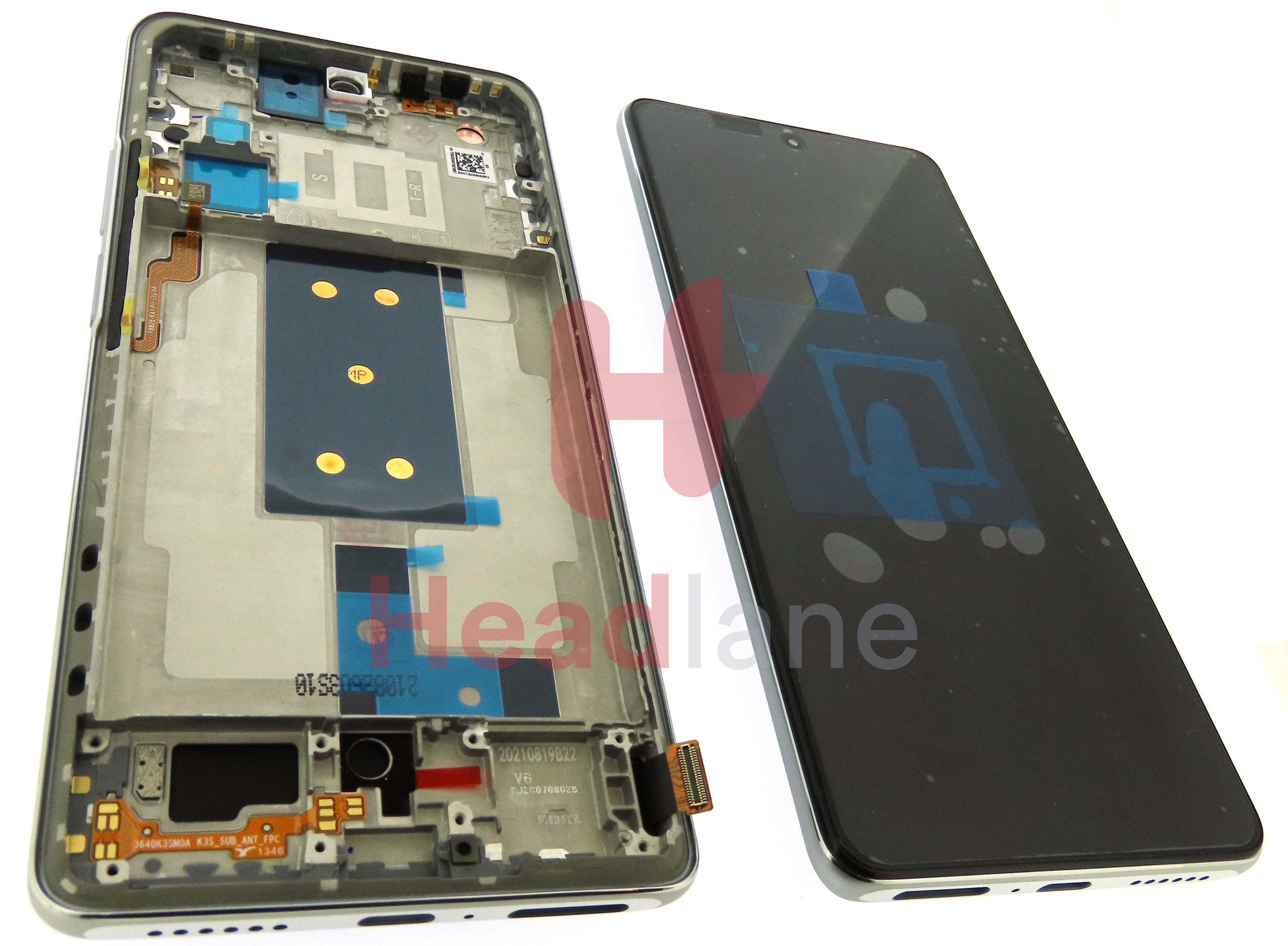 Xiaomi 11T Pro LCD Display / Screen + Touch - Silver - view 2