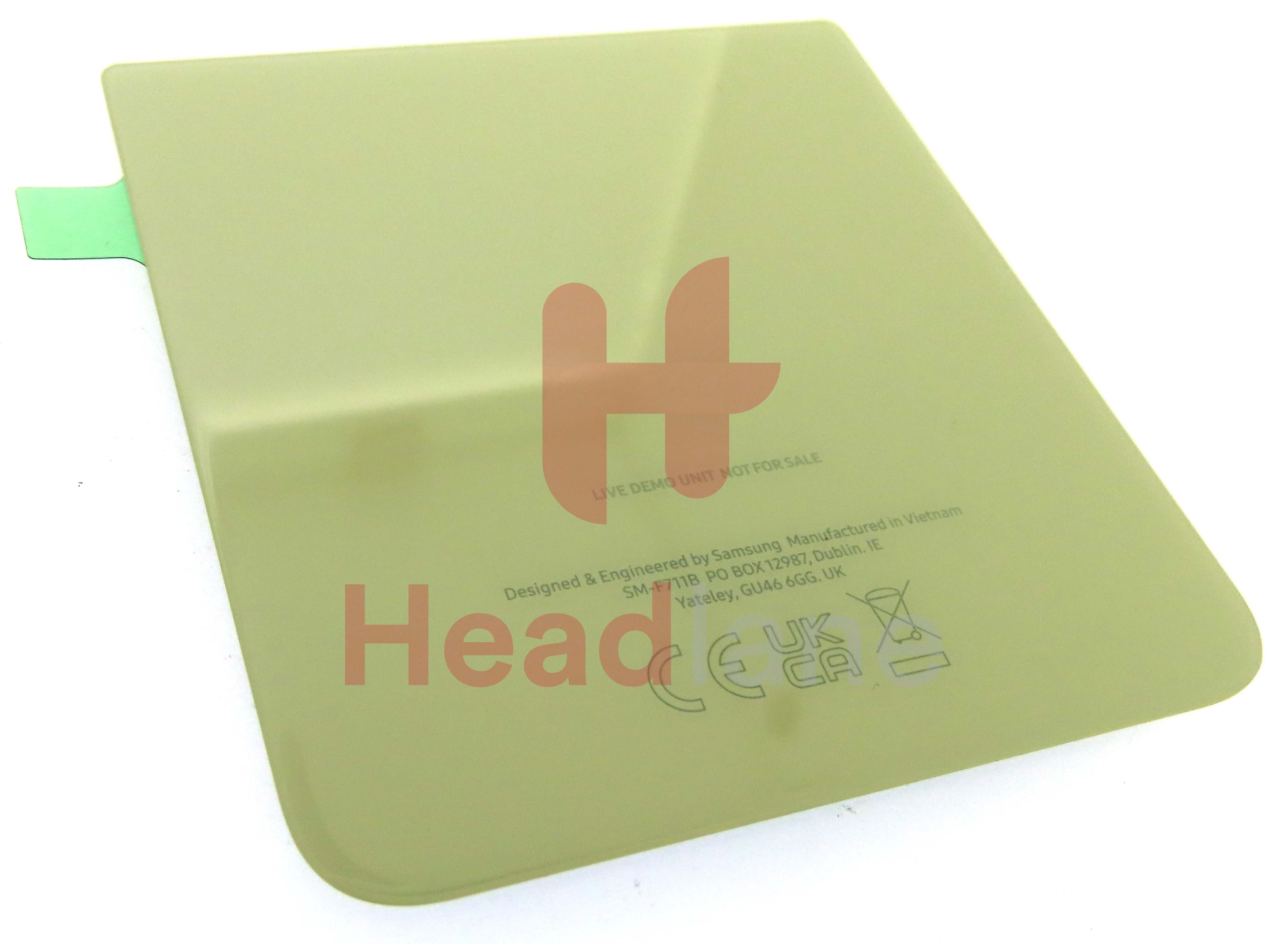 Samsung SM-F711 Galaxy Z Flip3 5G Back / Battery Cover - Cream (Live Demo Unit) - view 2