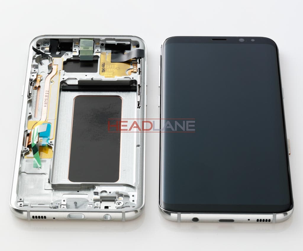 Samsung SM-G955 Galaxy S8+ LCD Display / Screen + Touch - Silver - view 2