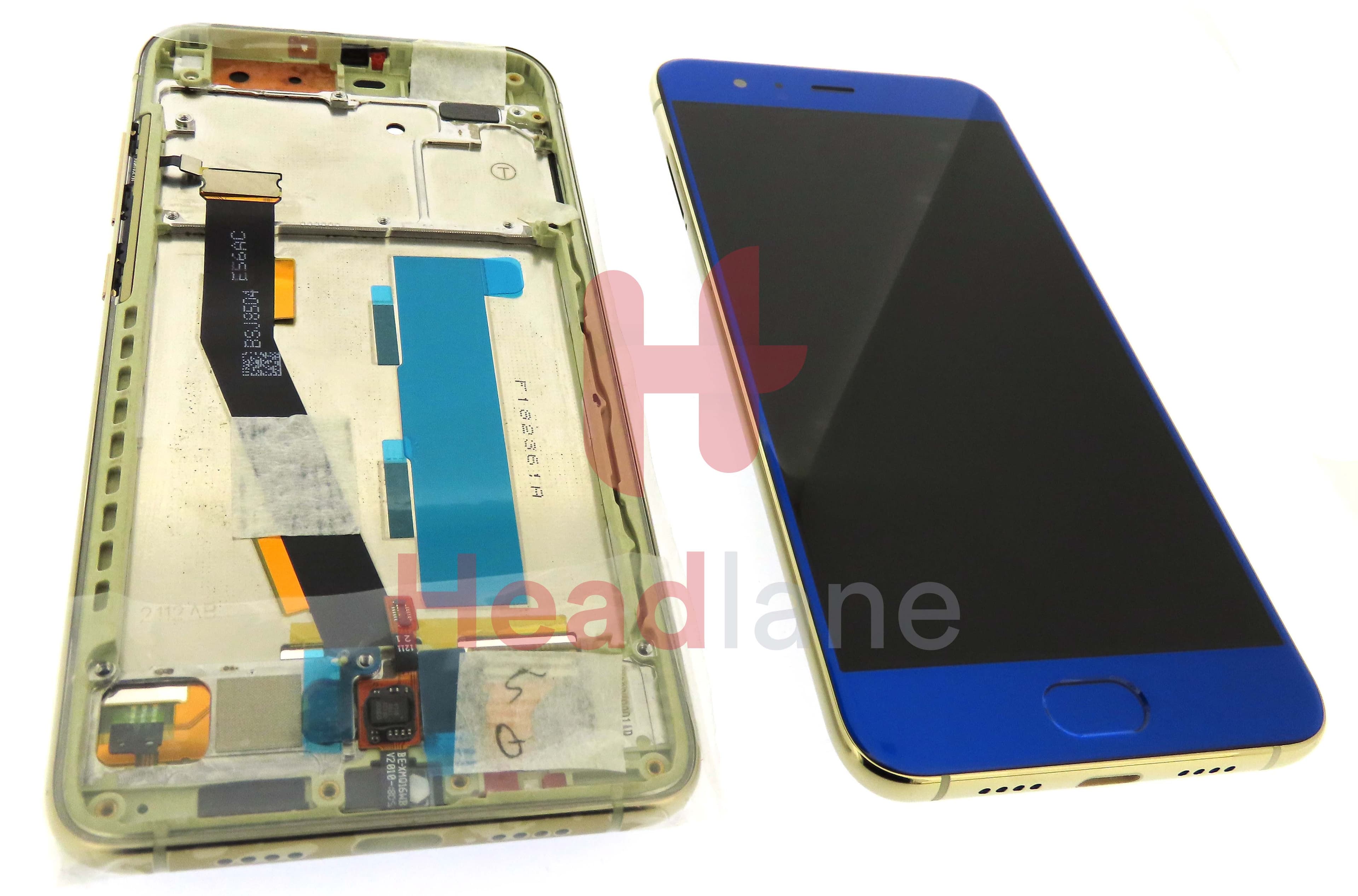 Xiaomi Mi 6 LCD Display / Screen + Touch - Blue - view 2