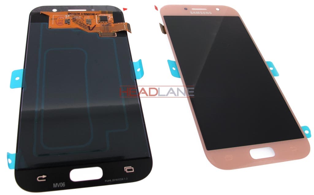 Samsung SM-A520 Galaxy A5 (2017) LCD Display / Screen + Touch - Pink - view 2