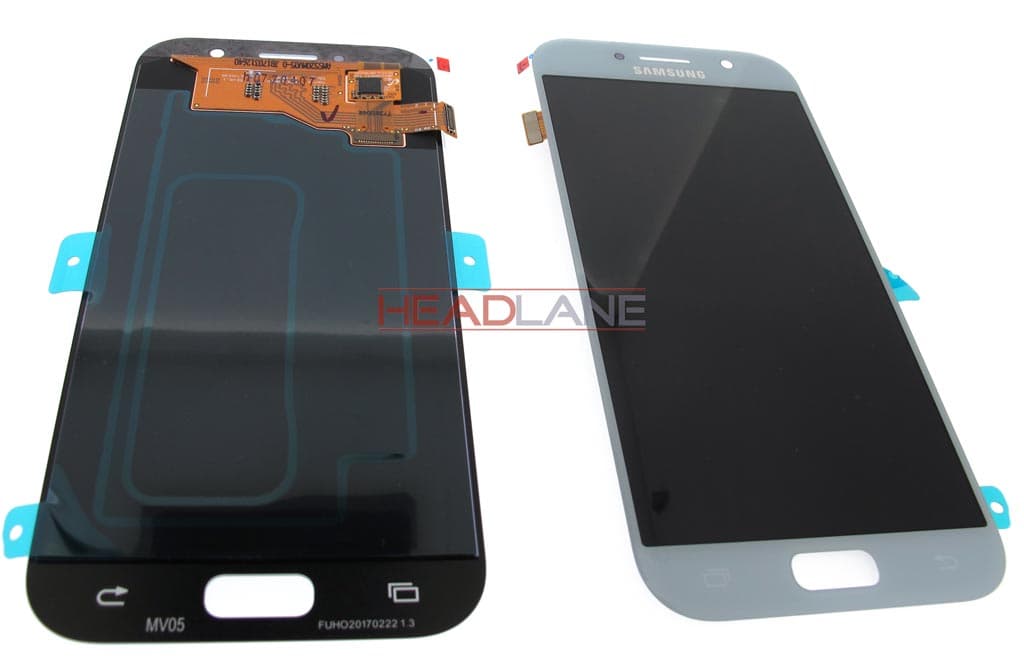 Samsung SM-A520 Galaxy A5 (2017) LCD Display / Screen + Touch - Blue - view 3