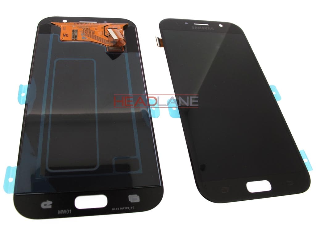Samsung SM-A720 Galaxy A7 (2017) LCD Display / Screen + Touch - Black 2