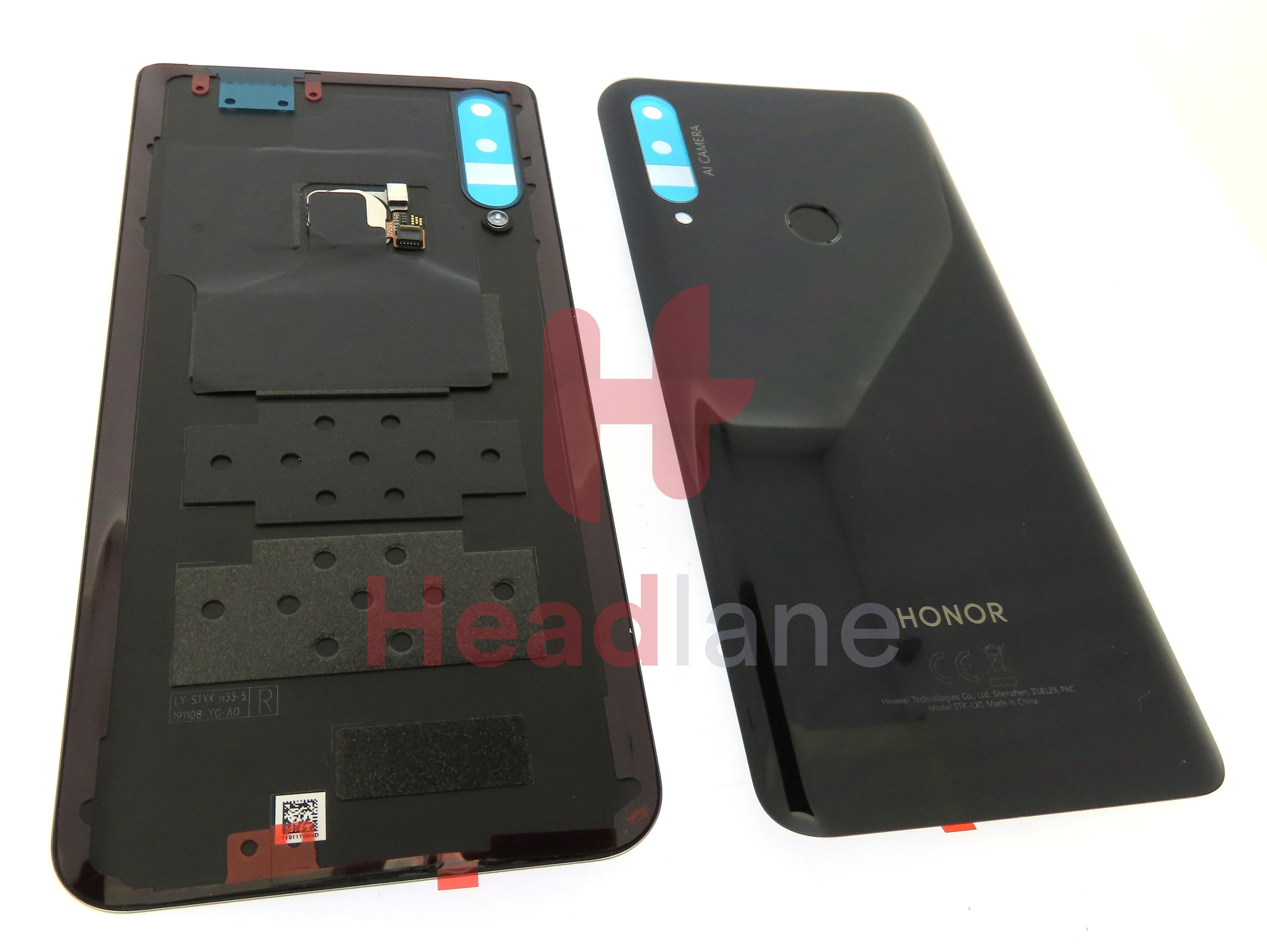 Huawei Honor 9X Back / Battery Cover - Black - view 3