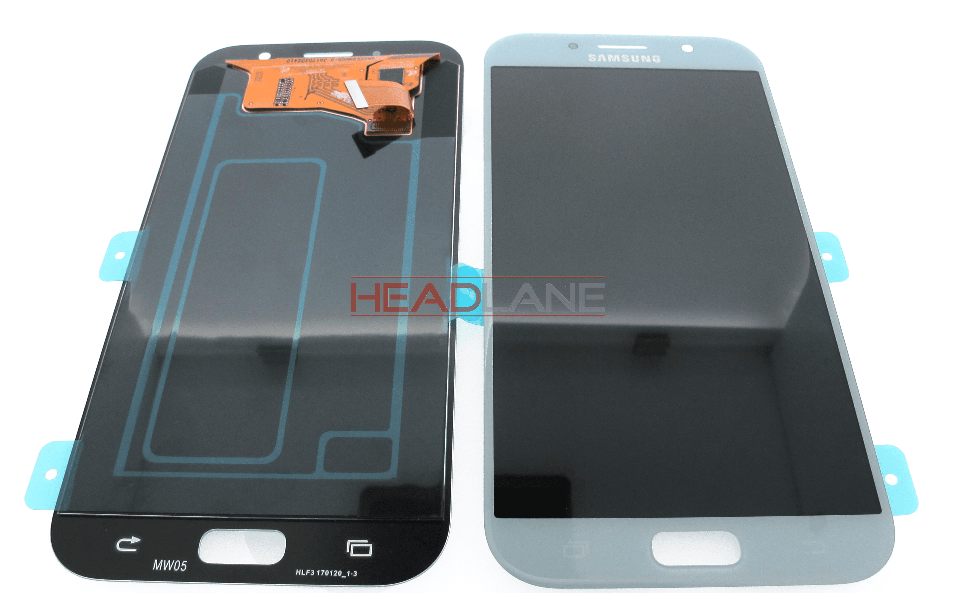 Samsung SM-A720 Galaxy A7 (2017) LCD Display / Screen + Touch - Blue - view 2