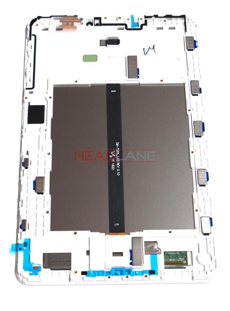 Samsung SM-T580 / SM-T585 Galaxy Tab A (2016) 10.1 LCD Display / Screen + Touch - White - view 2