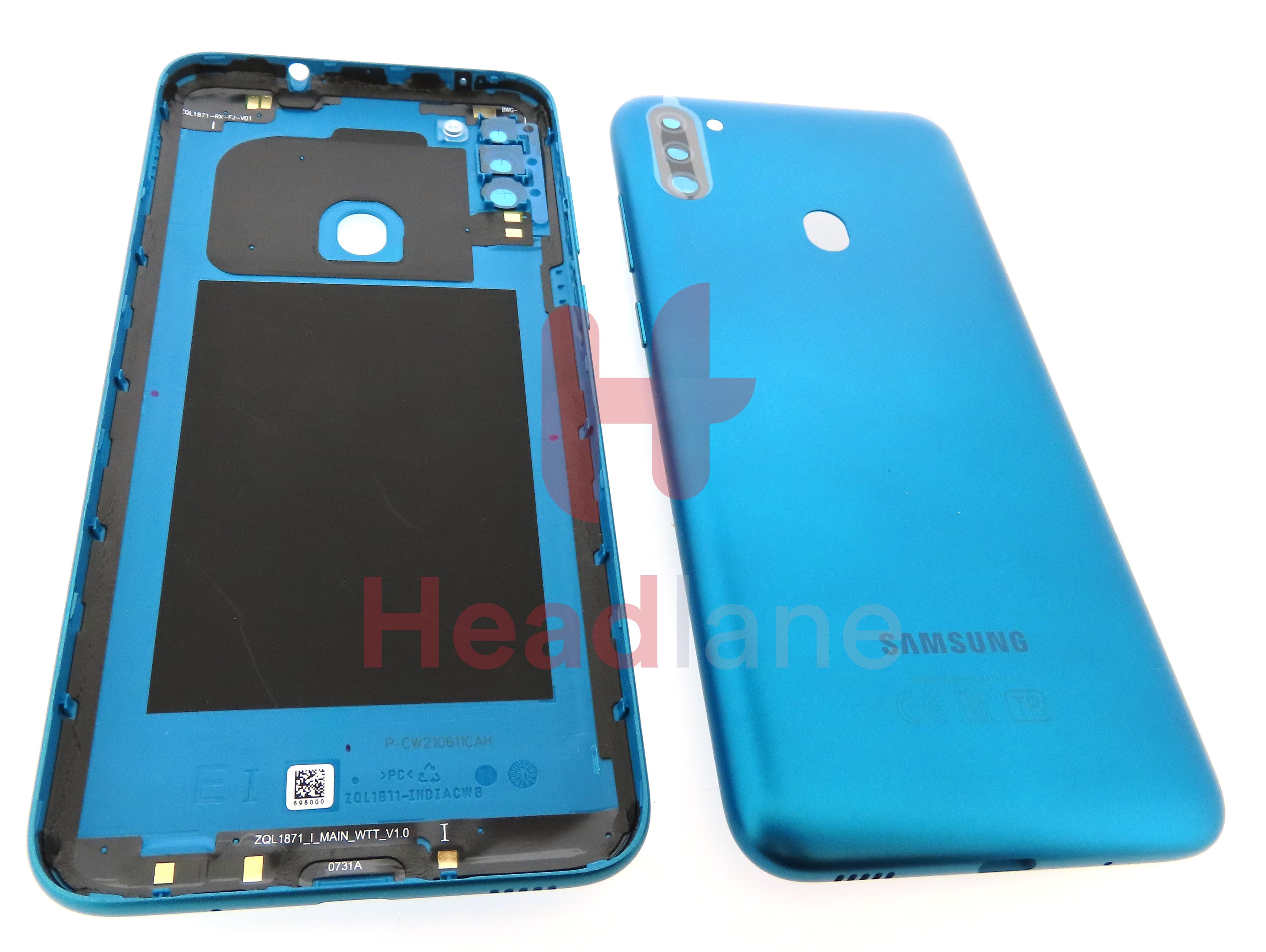 Samsung SM-M115 Galaxy M11 Back / Battery Cover - Blue - view 3