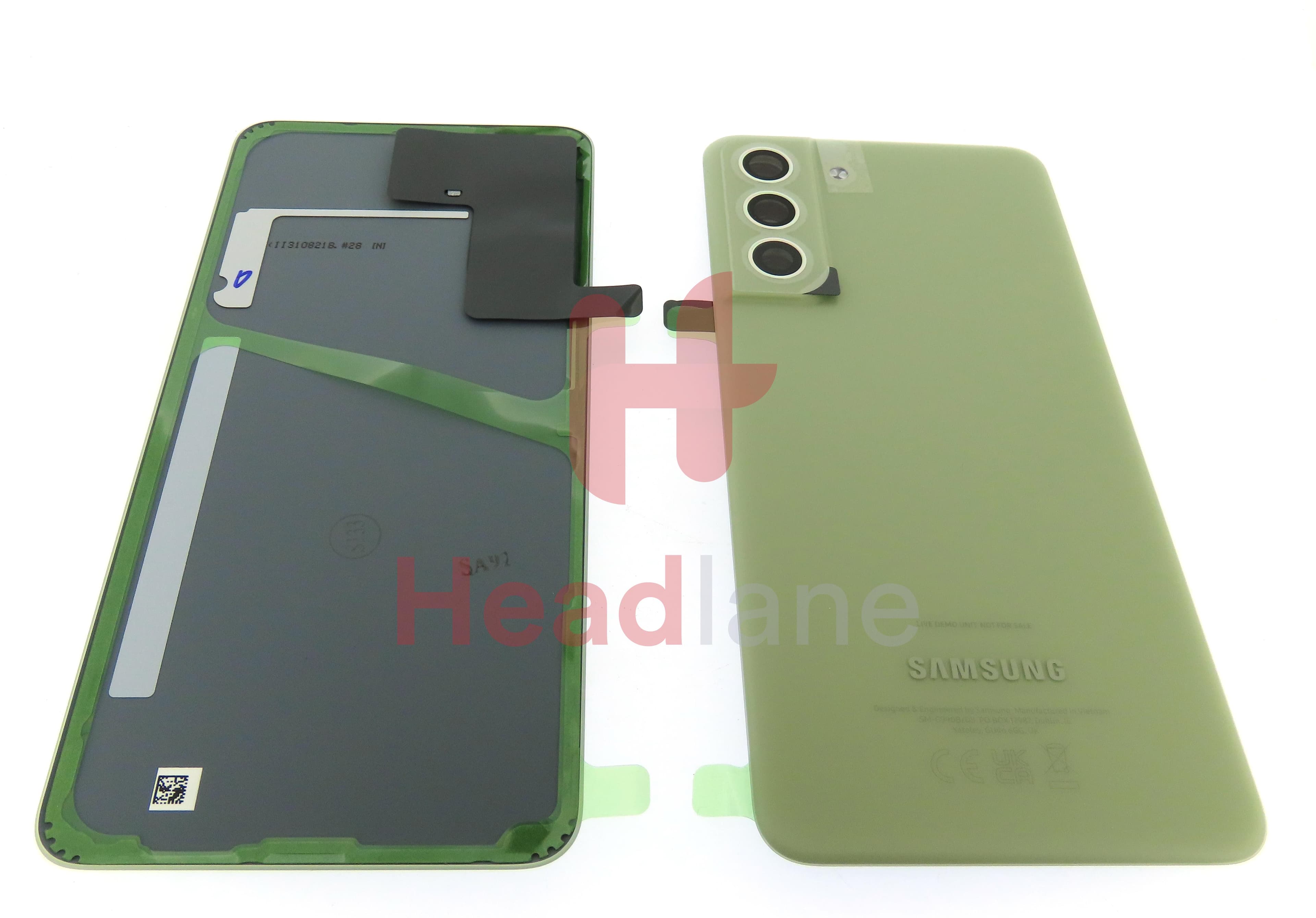 Samsung SM-G990 Galaxy S21 FE Back / Battery Cover - Green (Live Demo Unit)
 - view 2