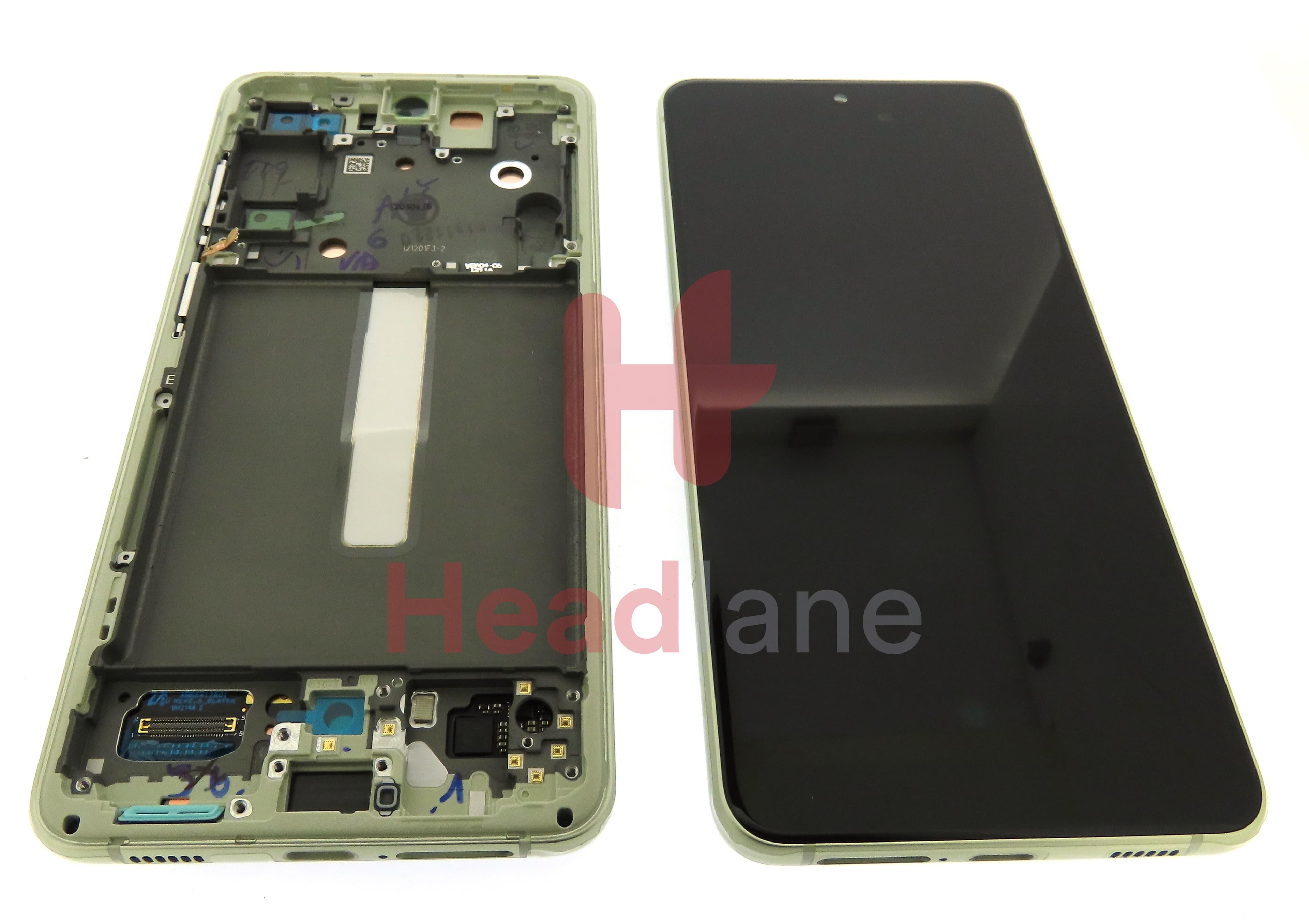 Samsung SM-G990 Galaxy S21 FE LCD Display / Screen + Touch - Green - view 2