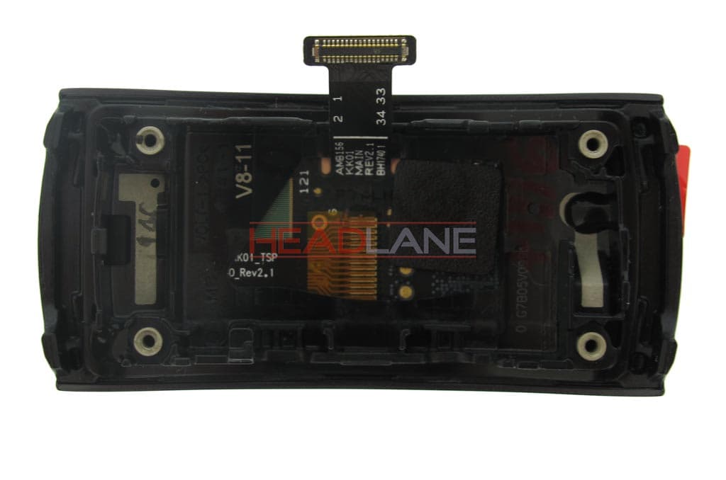 Samsung SM-R360 Gear Fit2 Small LCD Display / Screen + Touch - Black - view 2