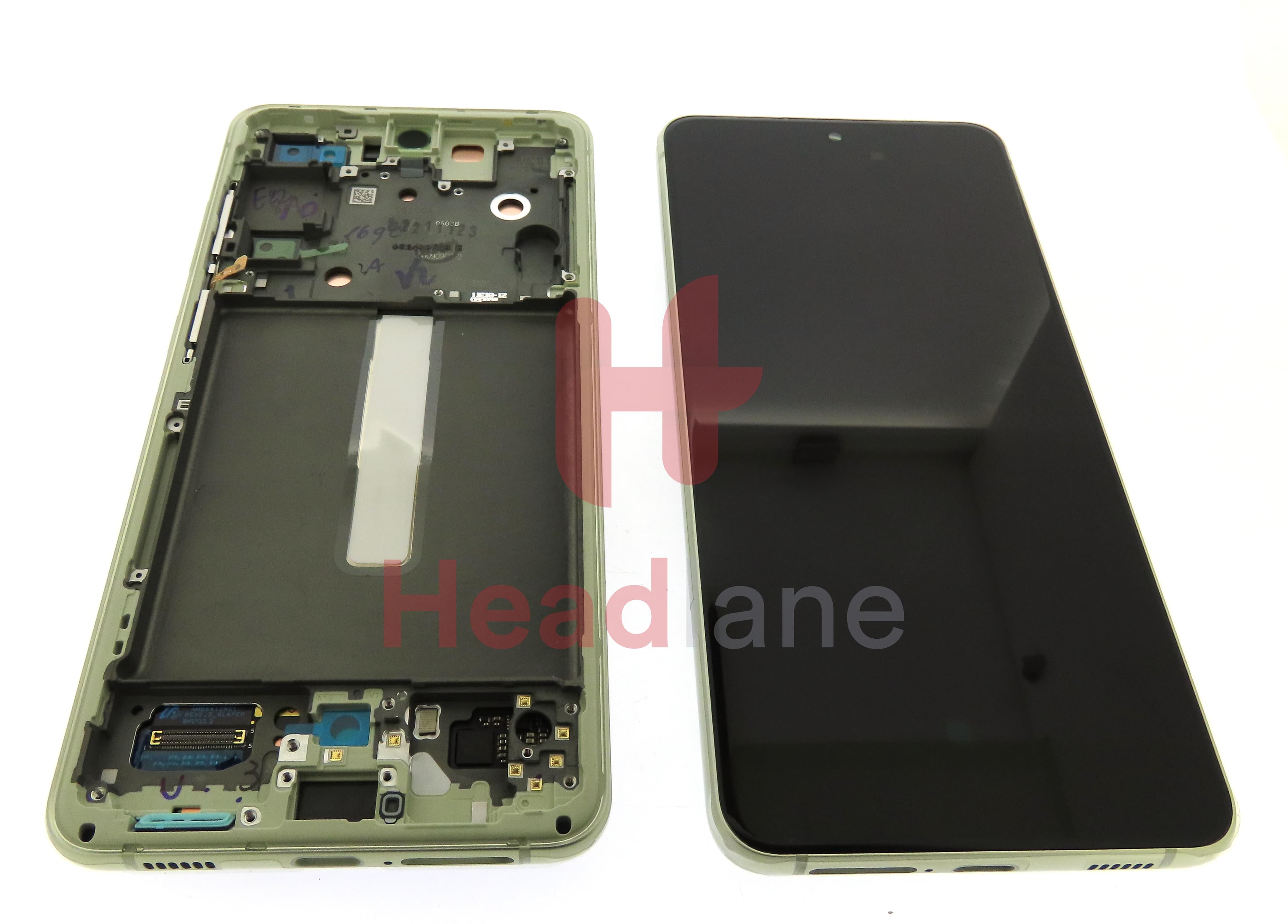 Samsung SM-G990 Galaxy S21 FE LCD Display / Screen + Touch - Green - view 2