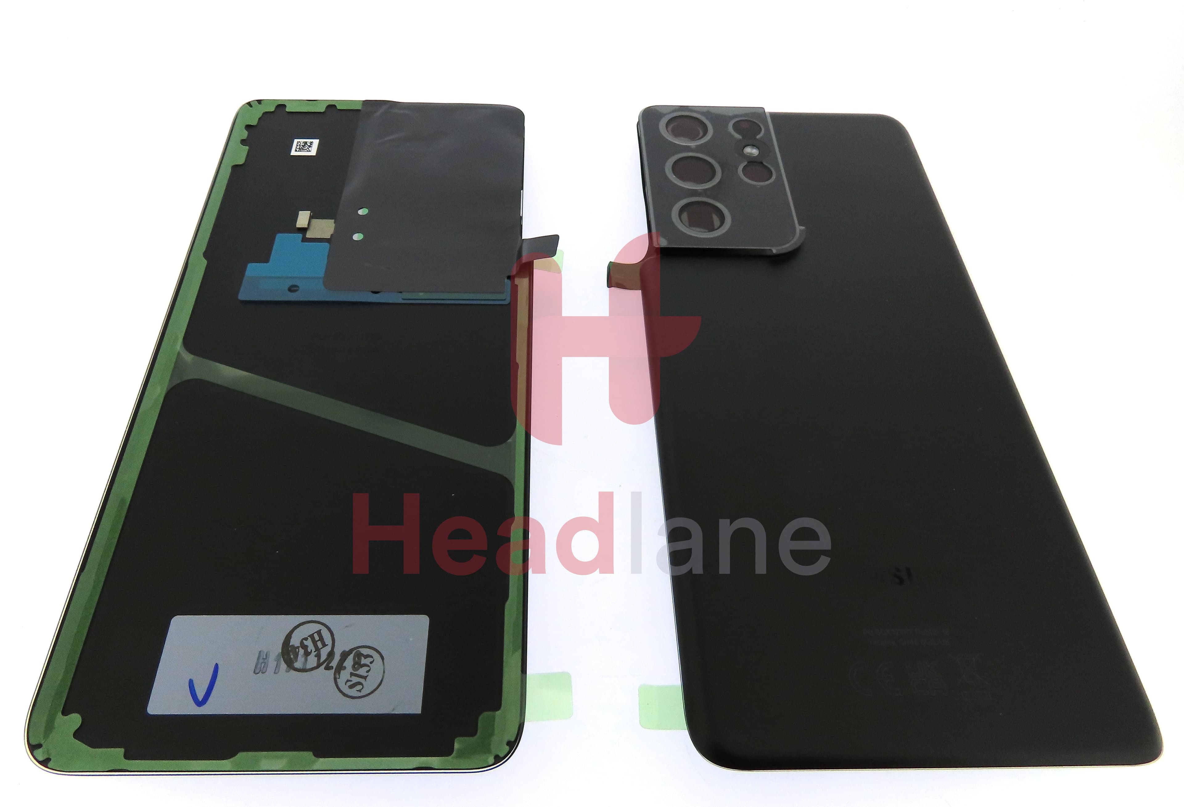 Samsung SM-G998 Galaxy S21 Ultra 5G Back / Battery Cover - Phantom Black (UKCA) - view 2
