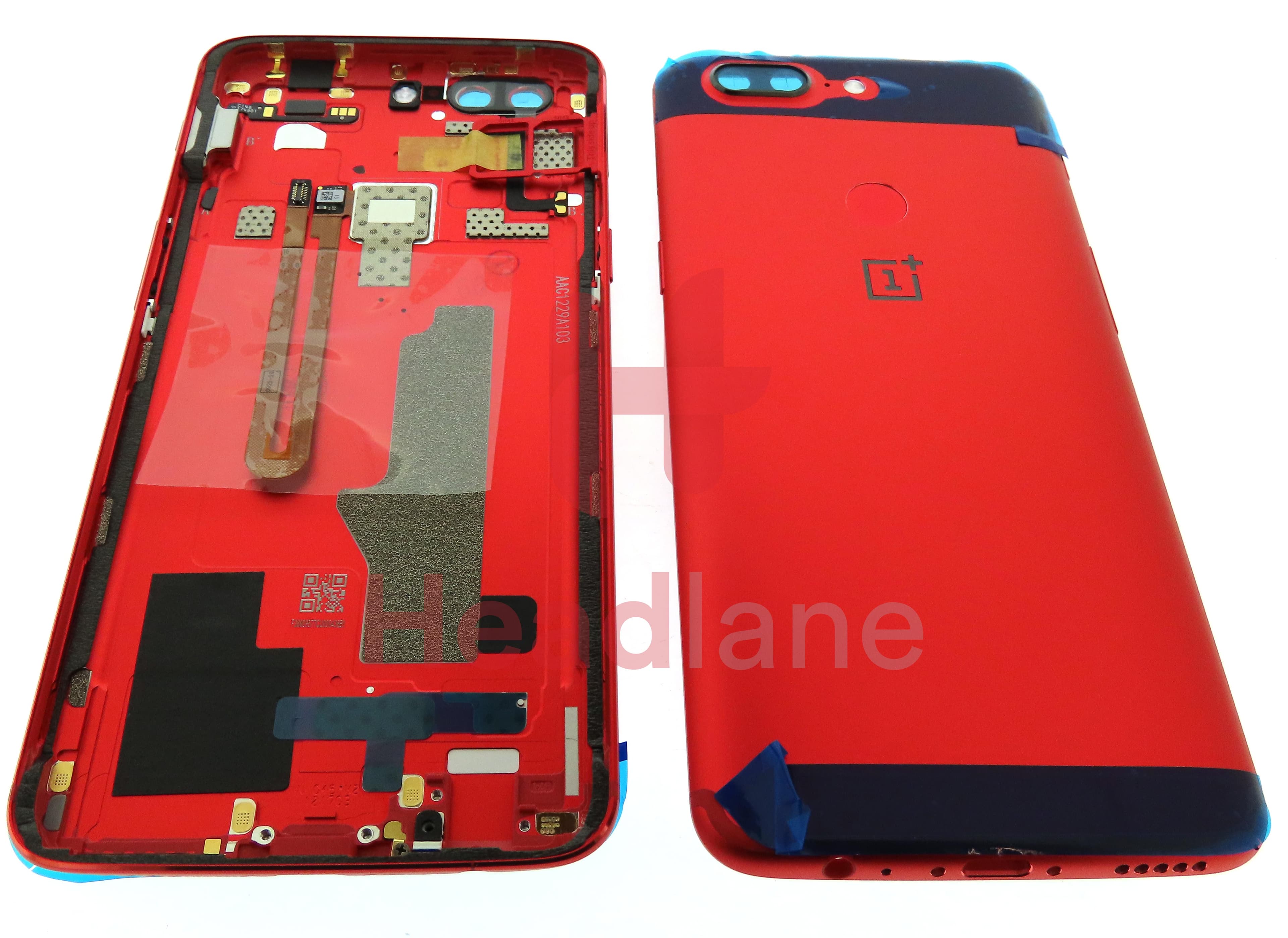 OnePlus 5T Back / Battery Cover - Red - view 2