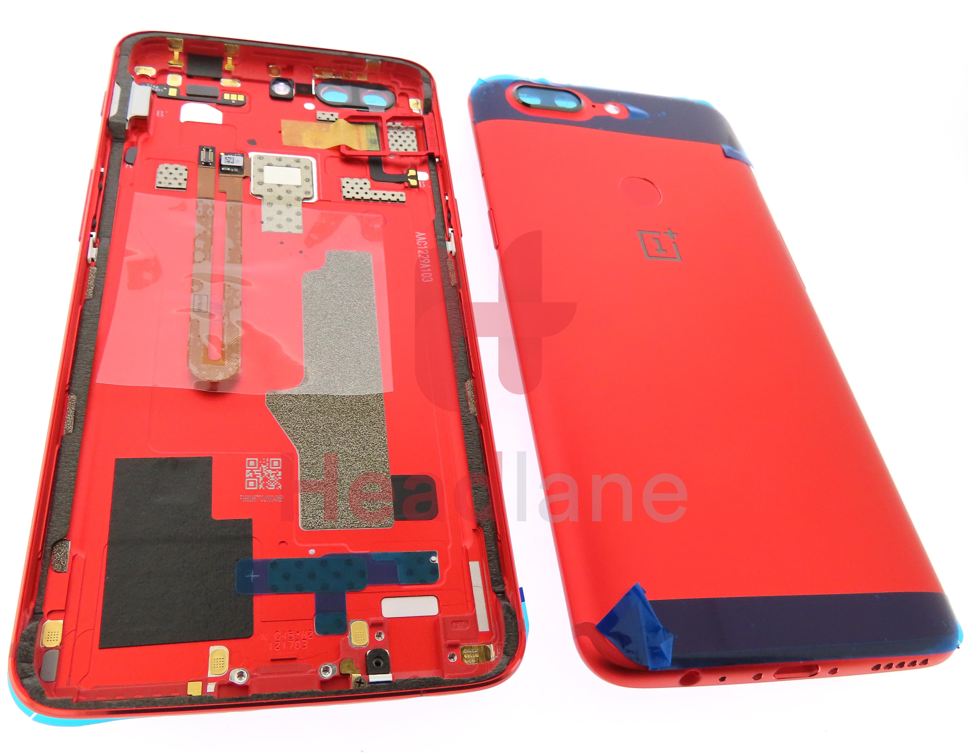 OnePlus 5T Back / Battery Cover - Red - view 3
