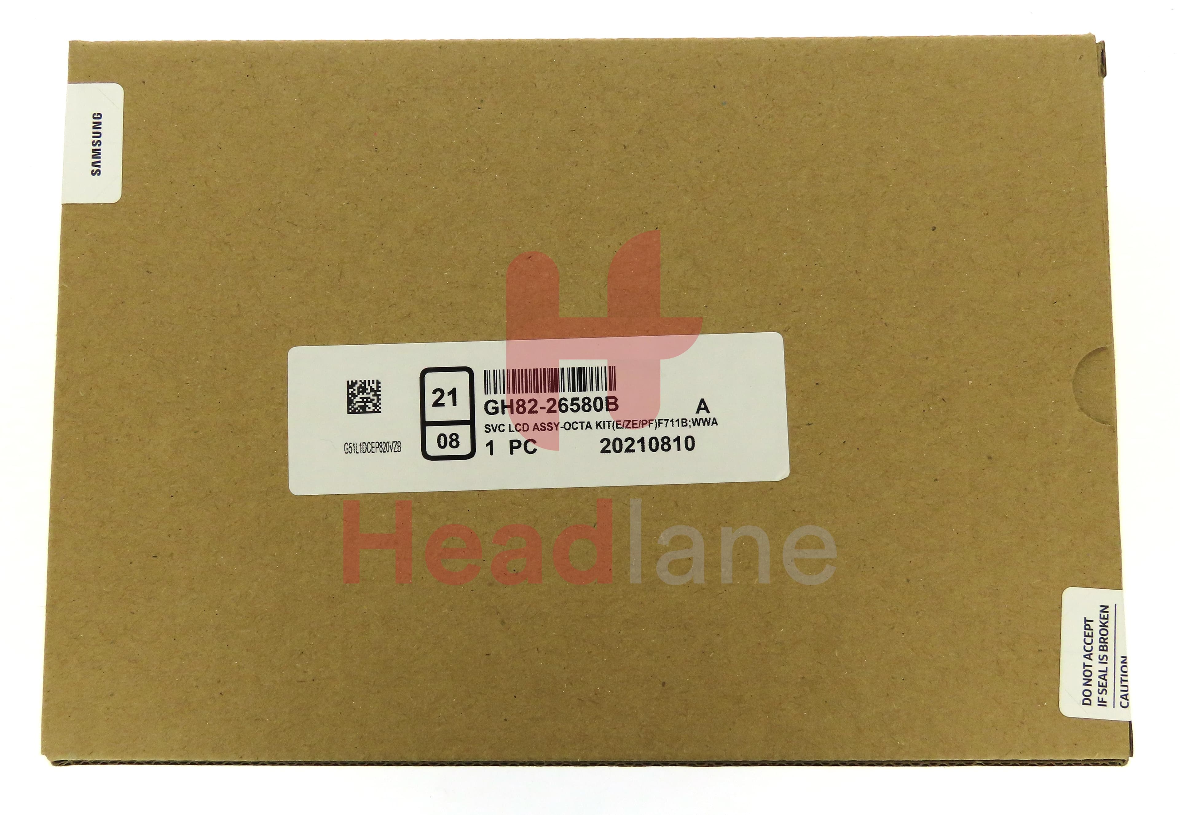 Samsung SM-F711 Galaxy Z Flip3 5G LCD Display / Screen + Touch + Battery - Cream - view 4