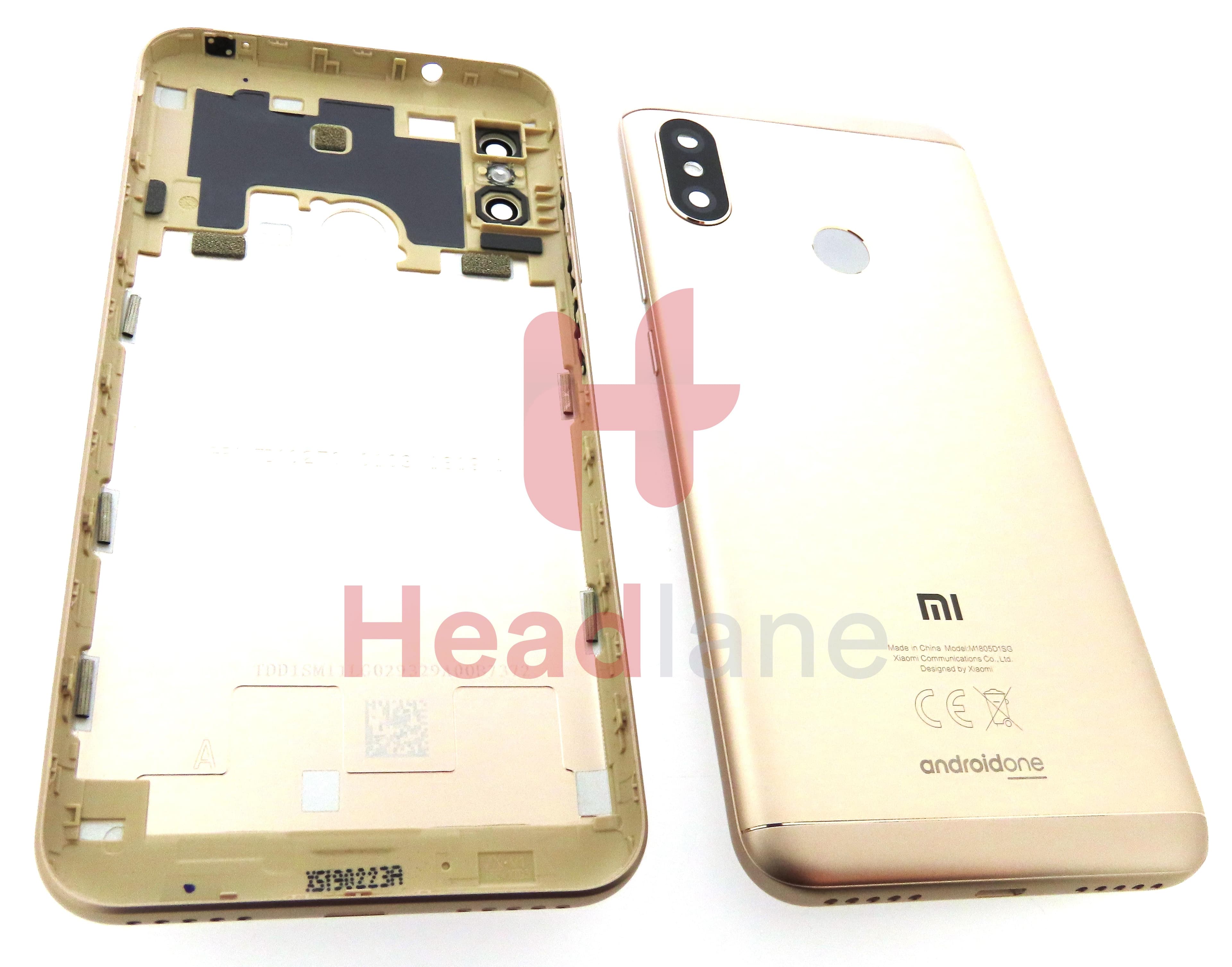 Xiaomi Mi A2 Lite Back / Battery Cover - Gold - view 2