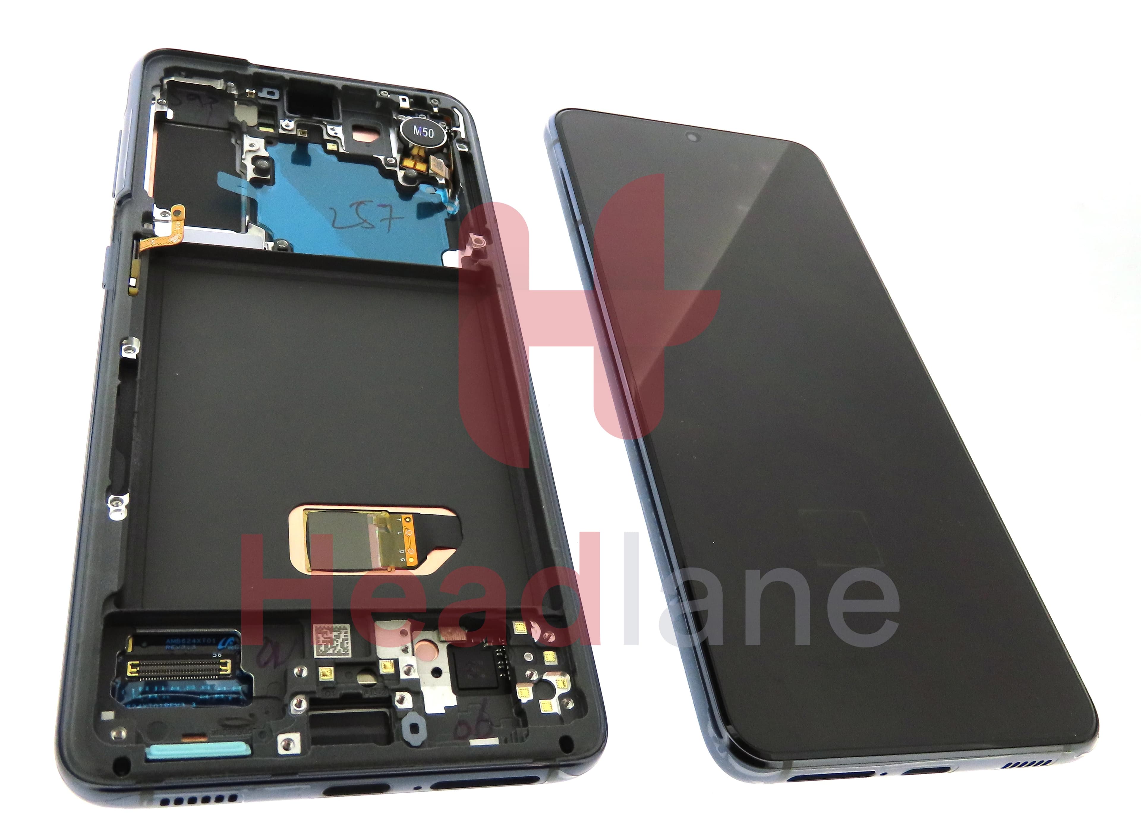 Samsung SM-G991 Galaxy S21 5G LCD Display / Screen + Touch - Phantom Grey (Without Camera) - view 2