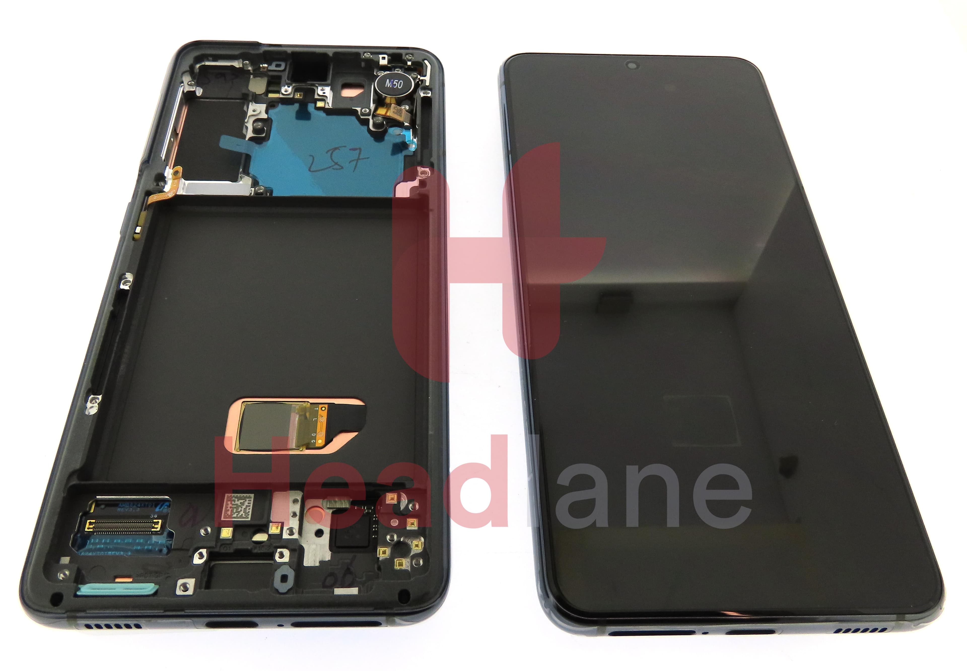 Samsung SM-G991 Galaxy S21 5G LCD Display / Screen + Touch - Phantom Grey (Without Camera) - view 3