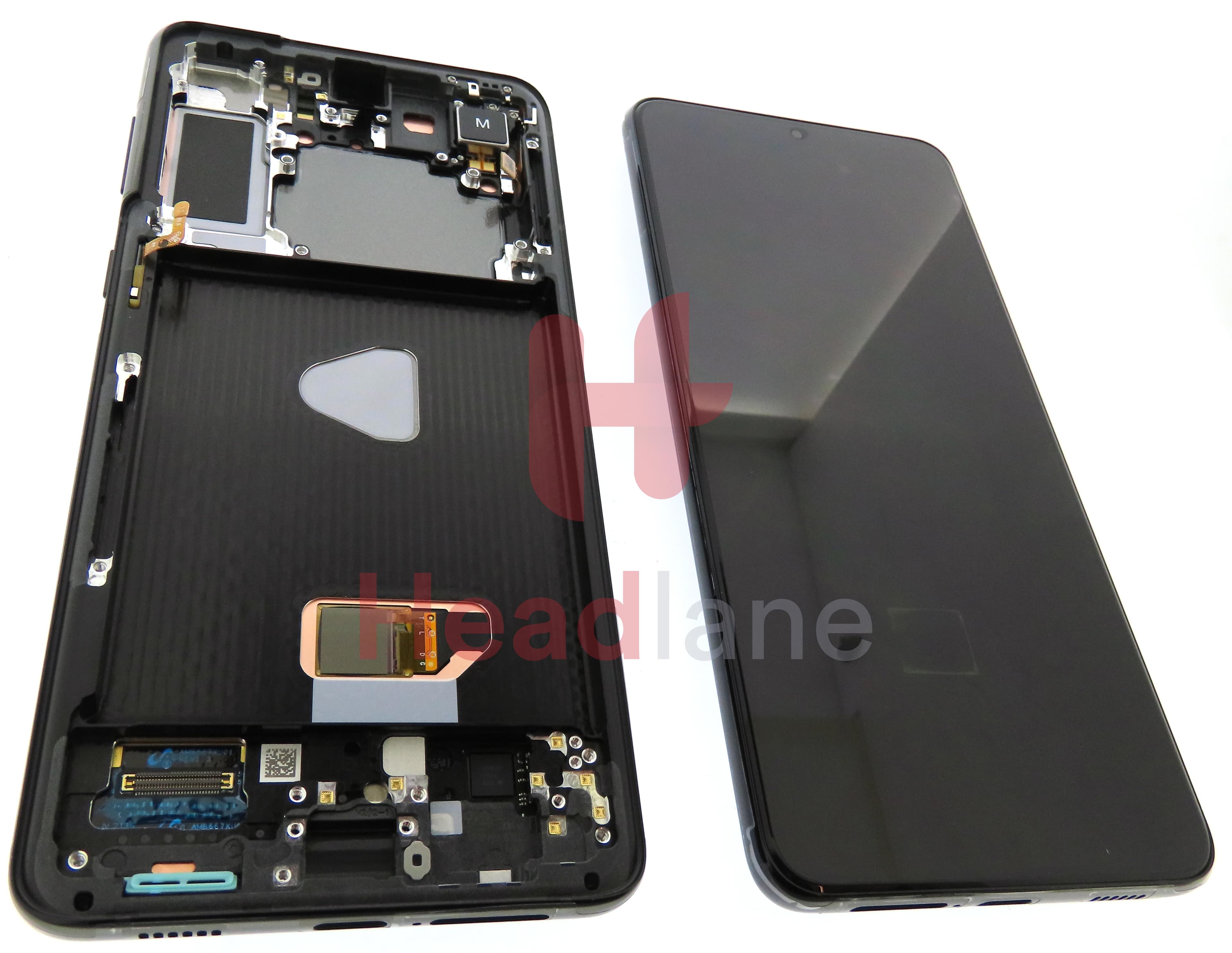 Samsung SM-G996 Galaxy S21+ 5G LCD Display / Screen + Touch - Phantom Black (No Camera) - view 2