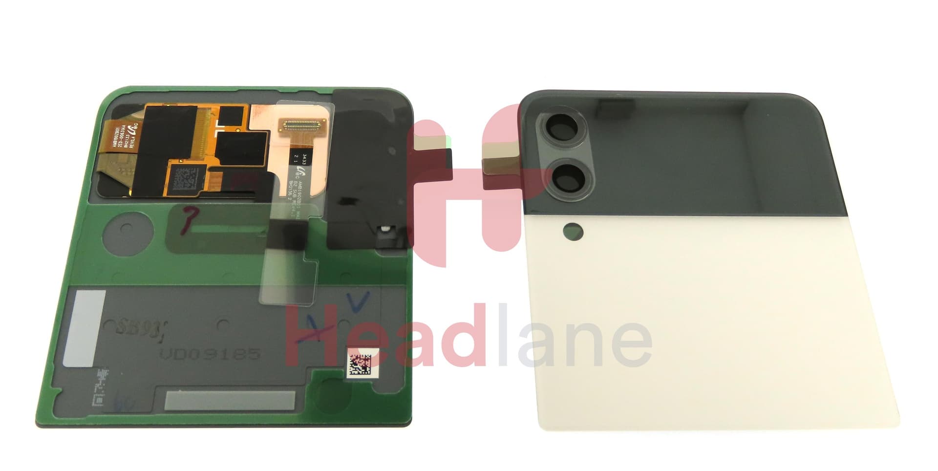 Samsung SM-F711 Galaxy Z Flip3 5G Outer LCD Display / Screen - White - view 2