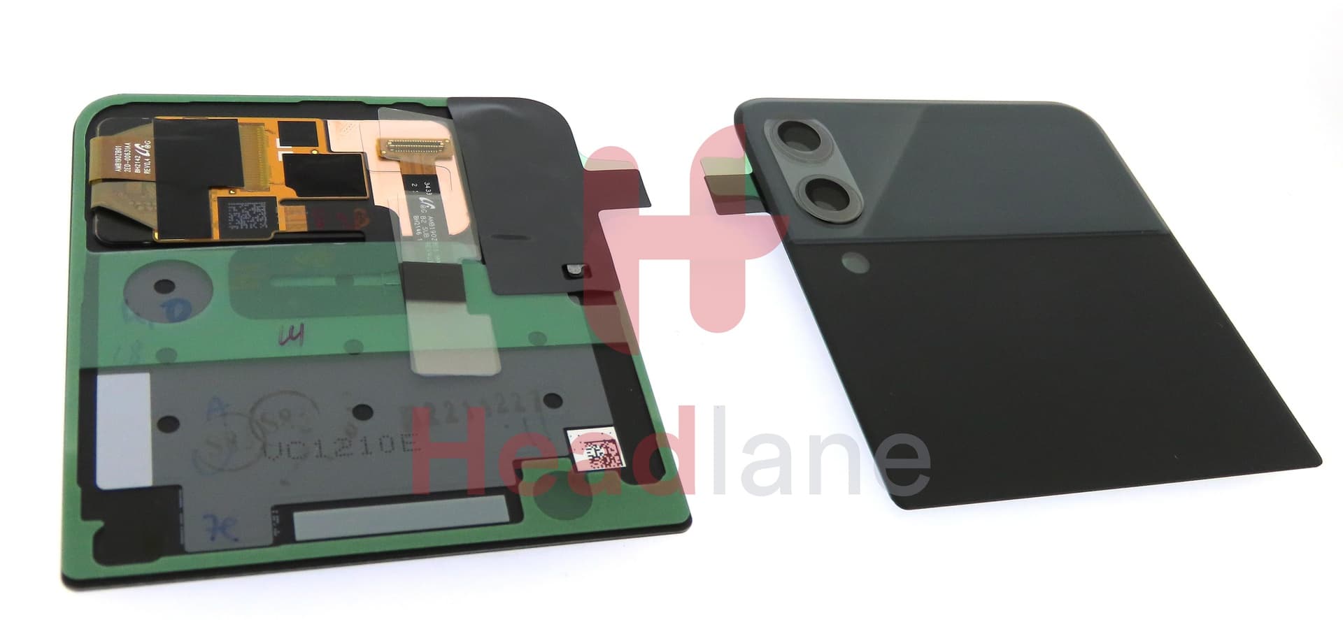 Samsung SM-F711 Galaxy Z Flip3 5G Outer LCD Display / Screen - Bespoke Black - view 2