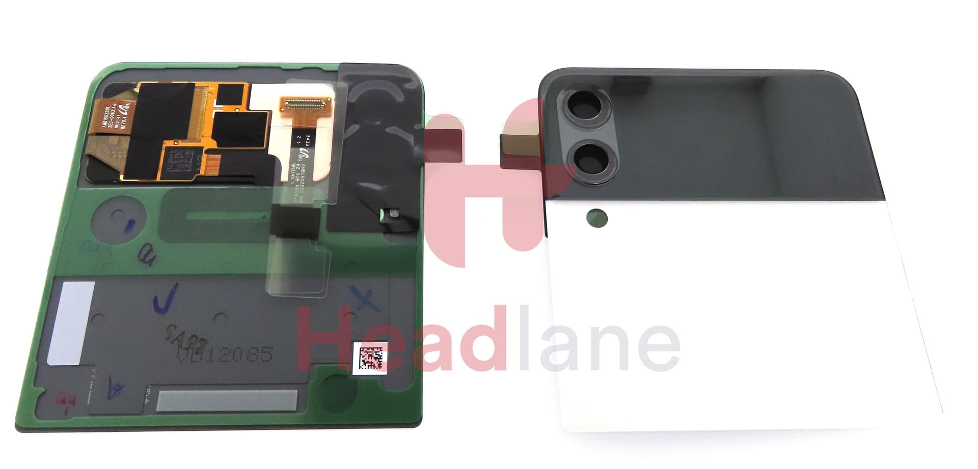 Samsung SM-F711 Galaxy Z Flip3 5G Outer LCD Display / Screen - Bespoke White - view 2