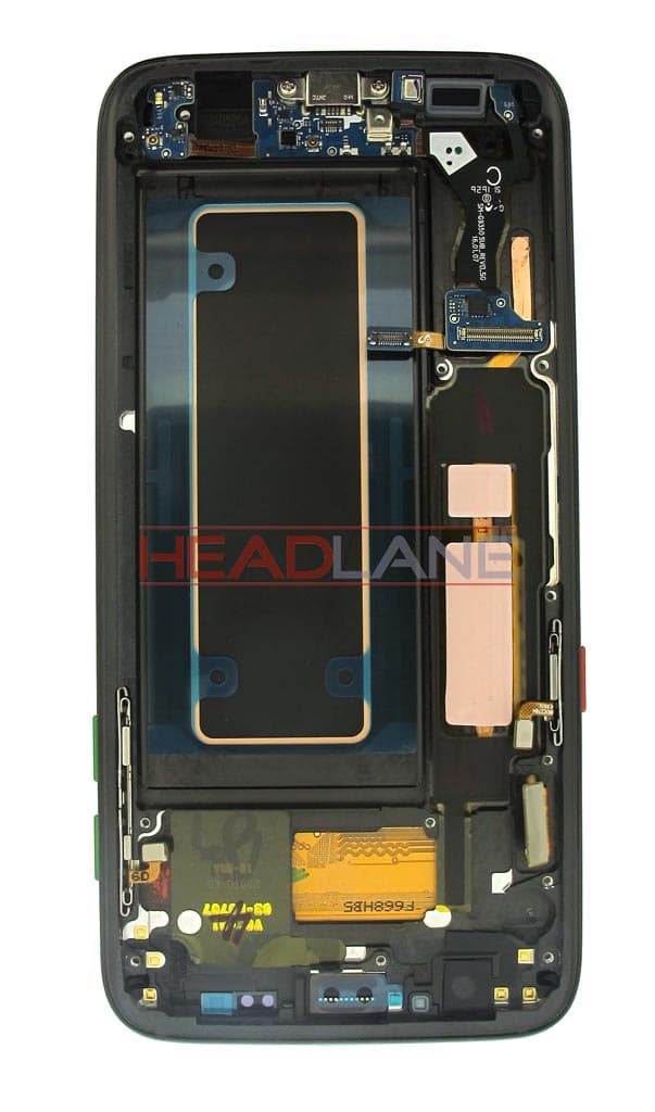 Samsung SM-G9350 Galaxy S7 Edge LCD Display / Screen + Touch - Olympic Black - view 2