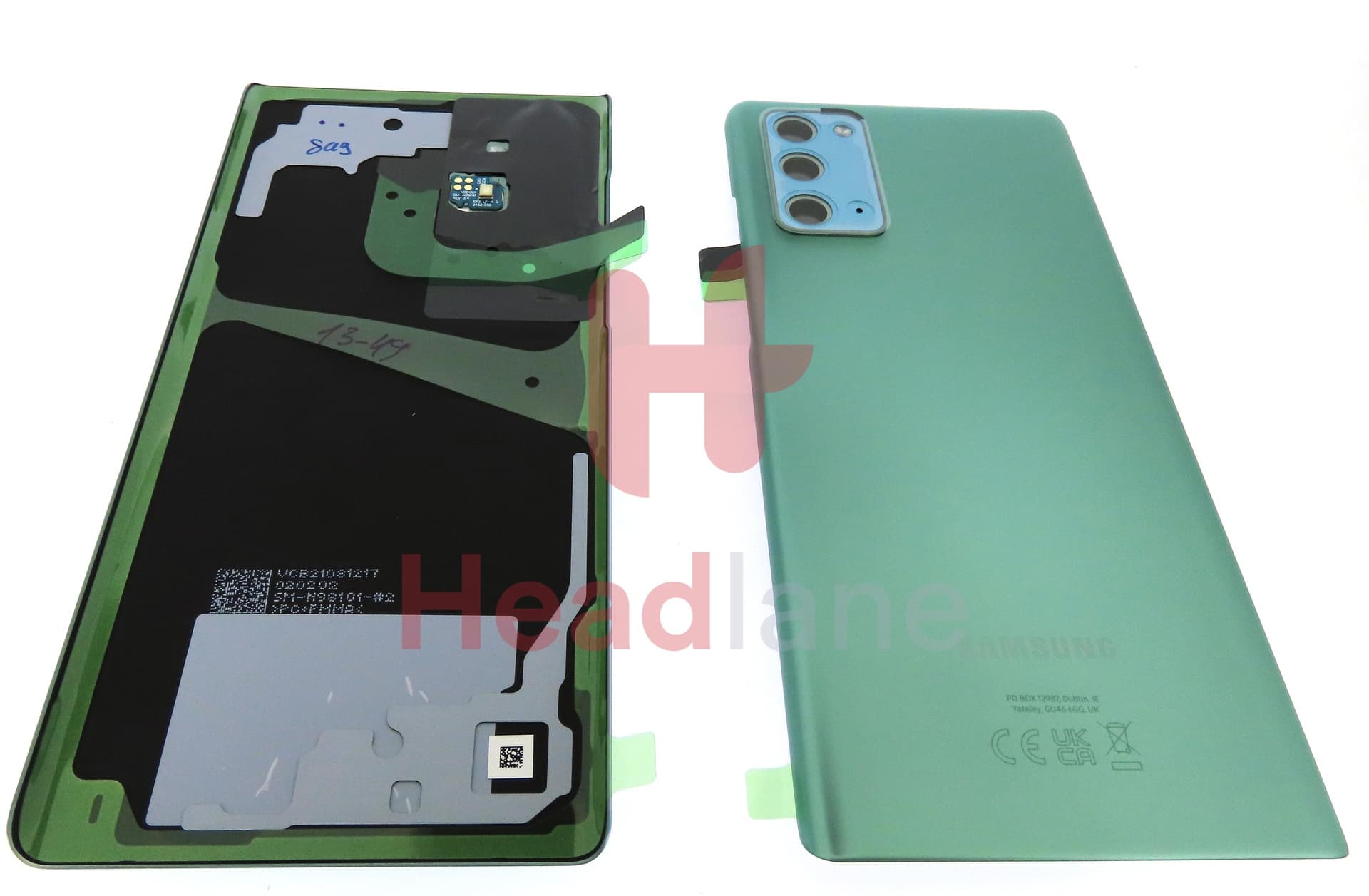 Samsung SM-N981 Galaxy Note 20 Back / Battery Cover - Green (UKCA) - view 3
